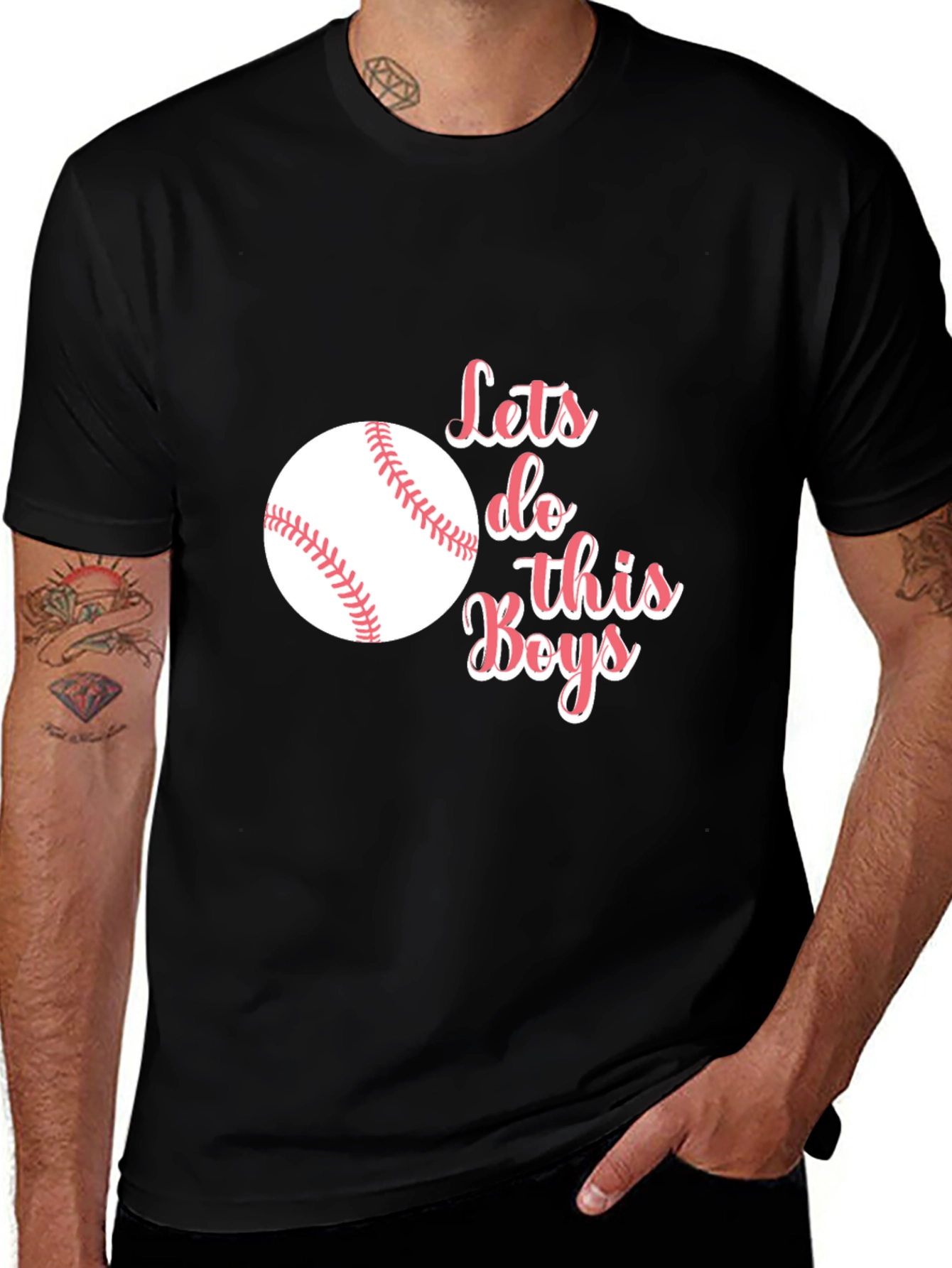 Variant 10 of Let's Do This Boys! Baseball T-Shirt