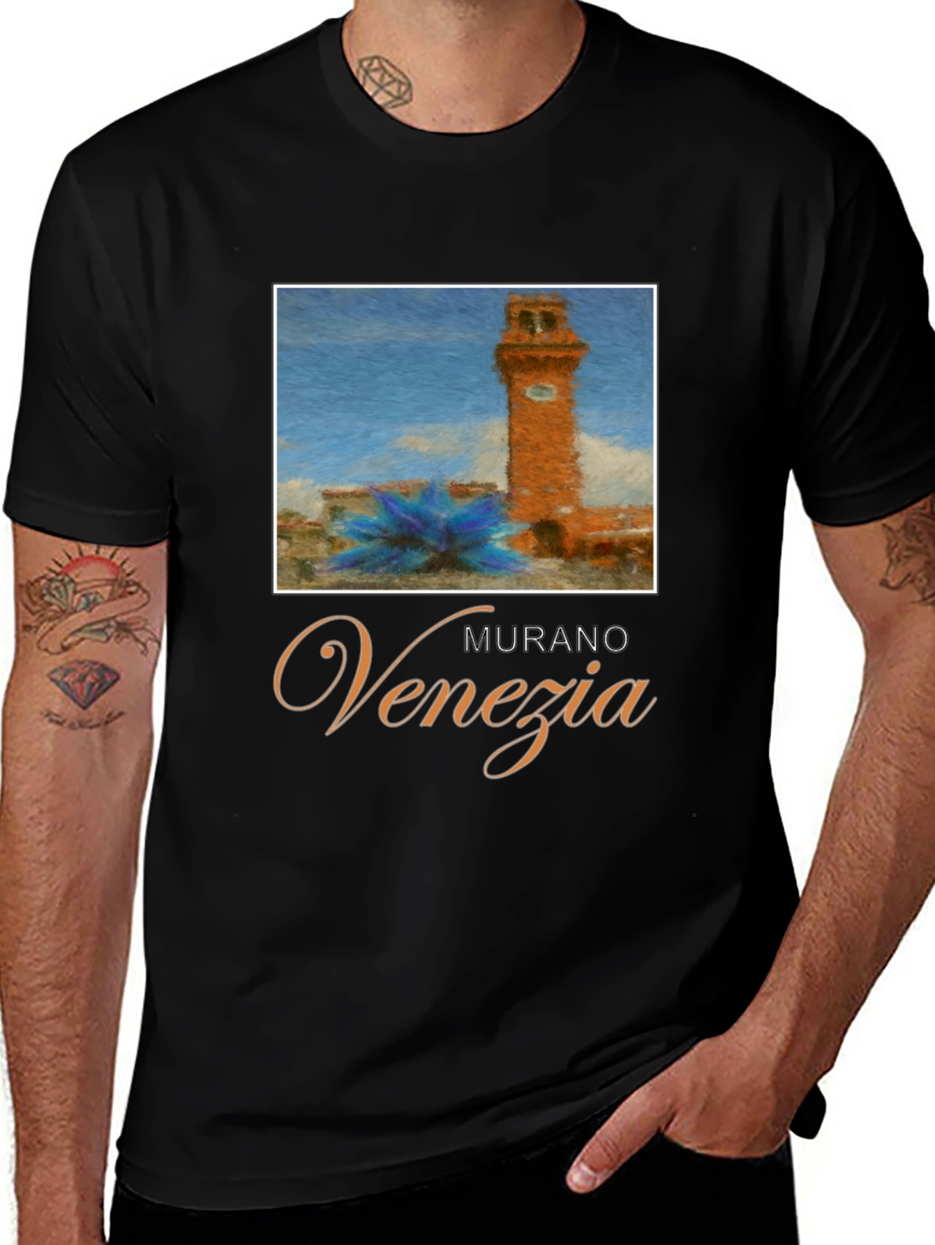 Variant 2 of Murano Venezia Art T-Shirt