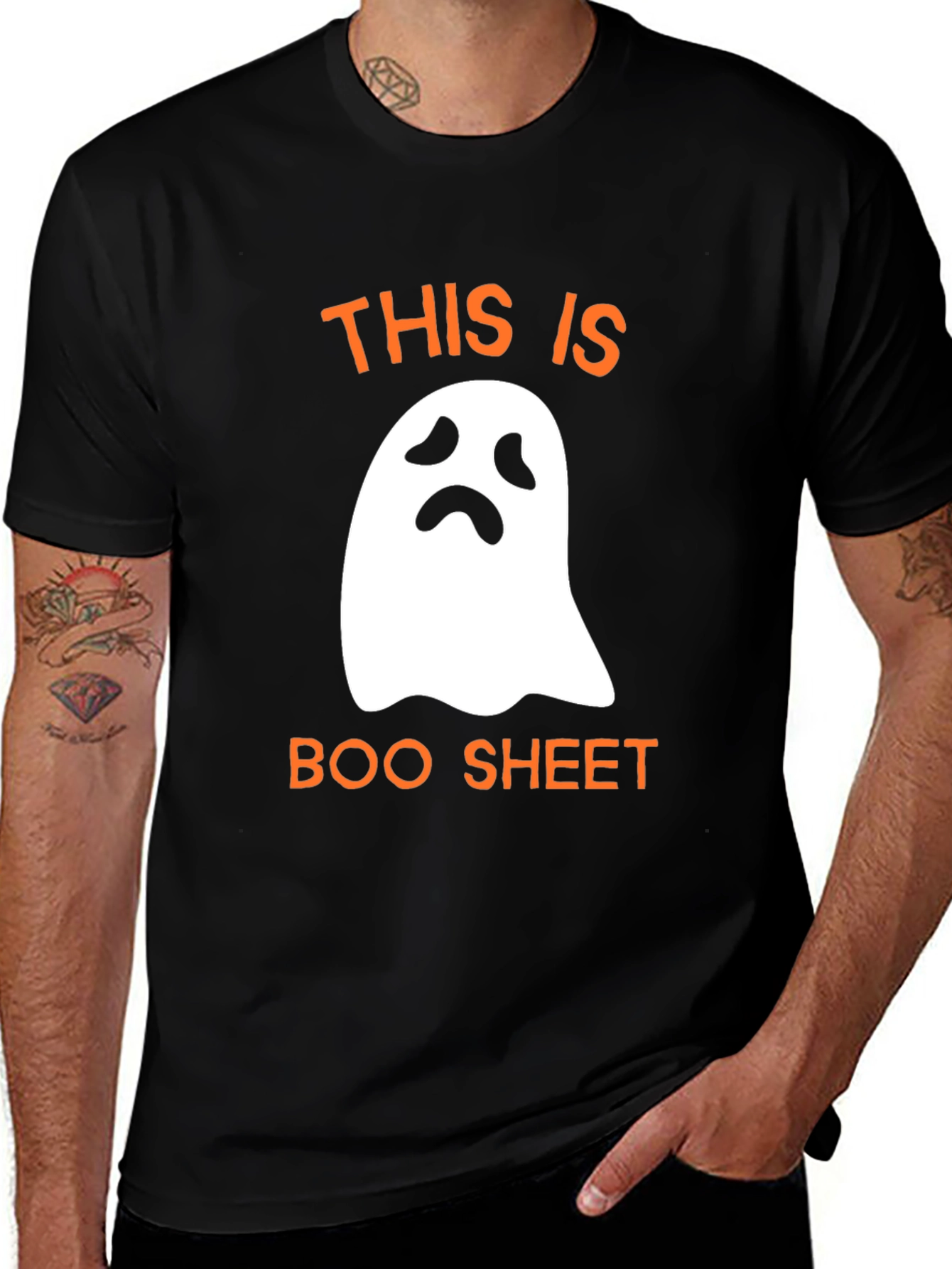 Funny Halloween Ghost T-Shirt - Boo Sheet Tee