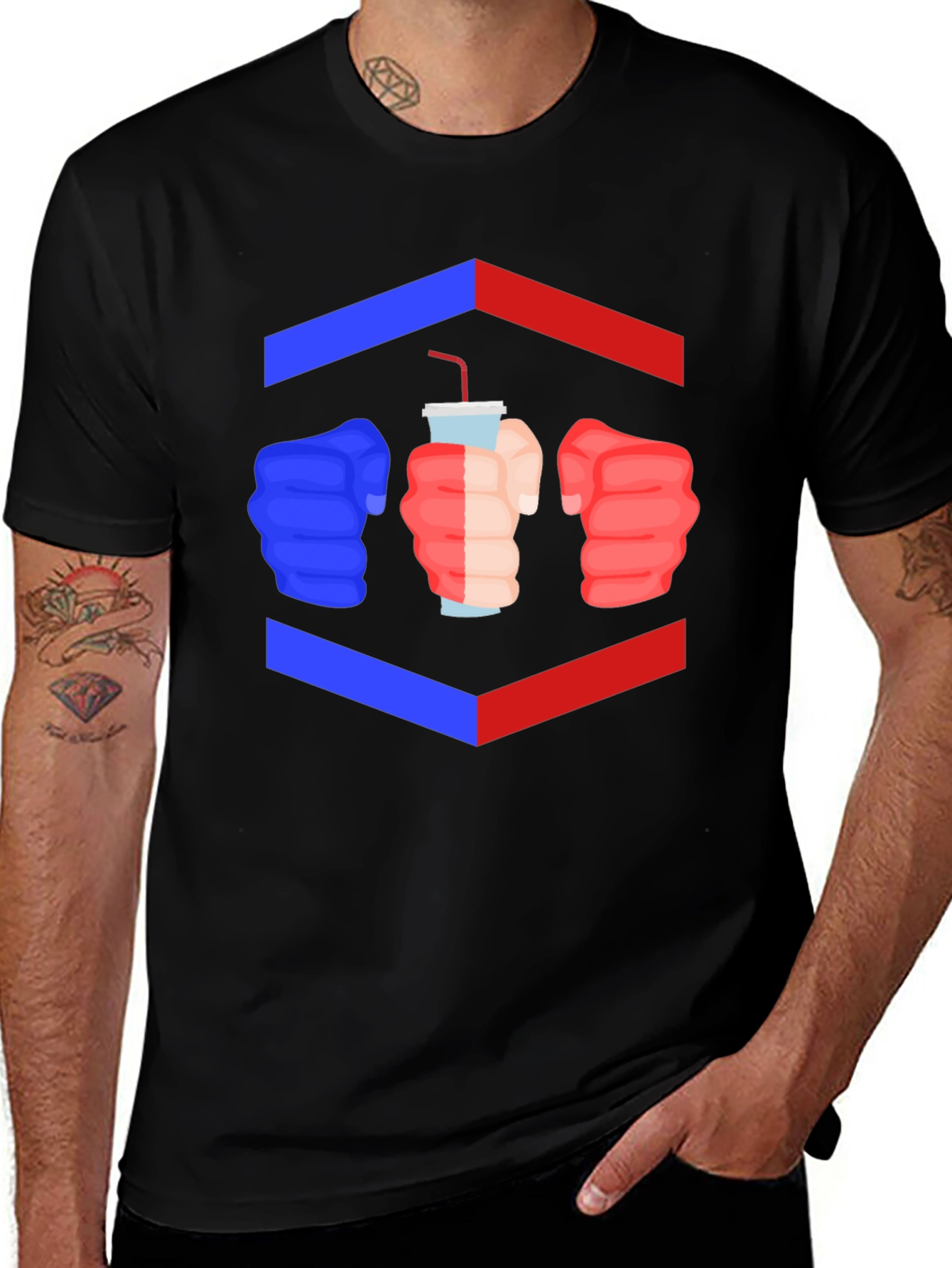 Variant 6 of Political Punches Graphic Tee - Unisex Soft Cotton