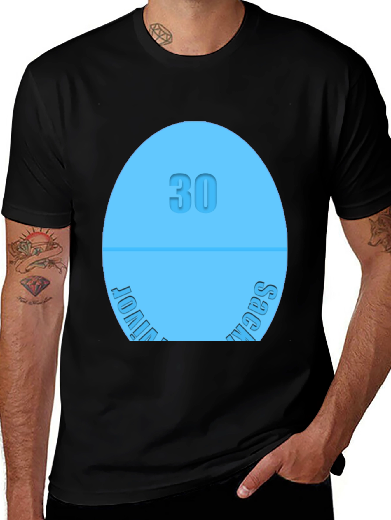 Variant 24 of Novelty Blue Pill Humor T-Shirt