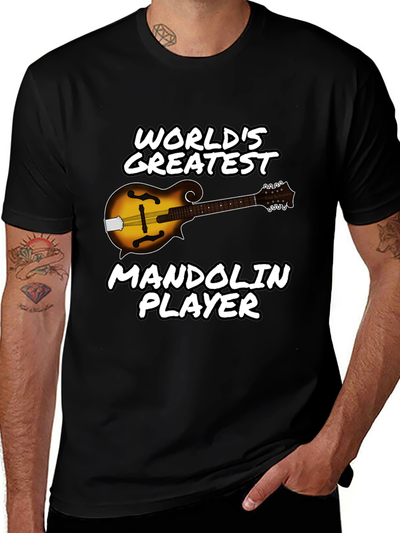 Variant 25 of World's Greatest Mandolin Player T-Shirt