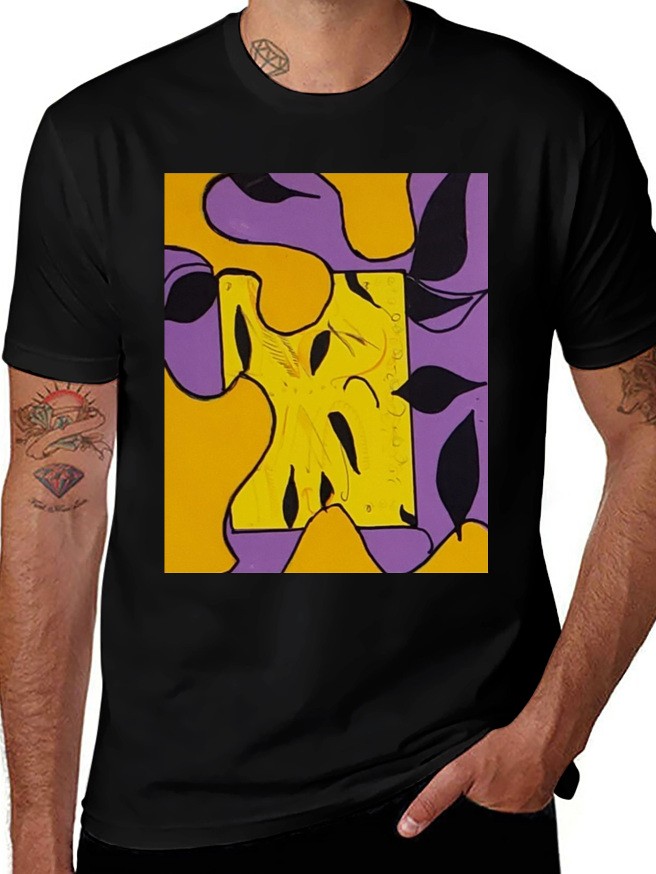 Variant 26 of Abstract Art Graphic Tee - Bold Style