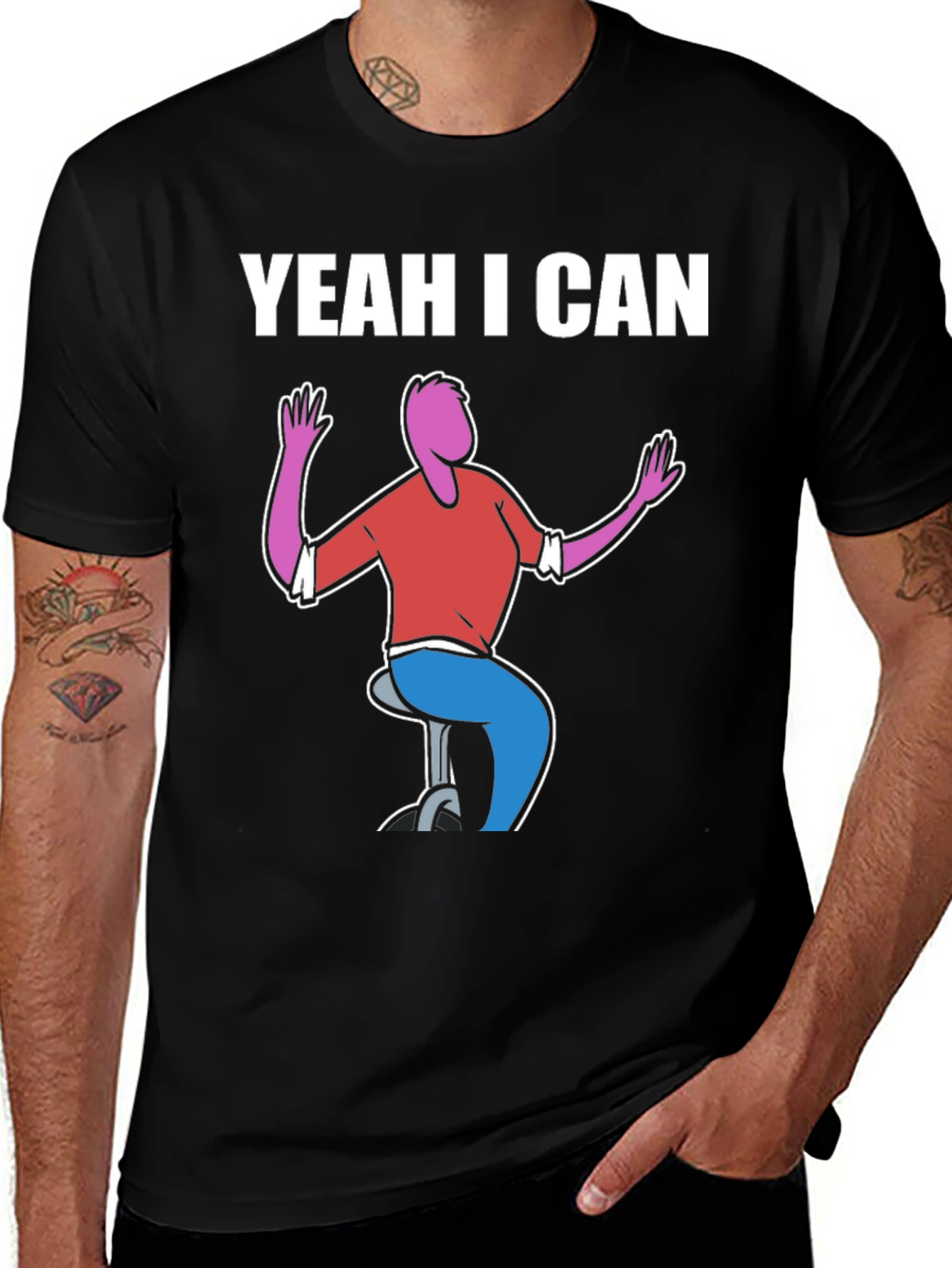 Variant 16 of Yeah I Can Graphic Tee - Quirky Humor T-Shirt