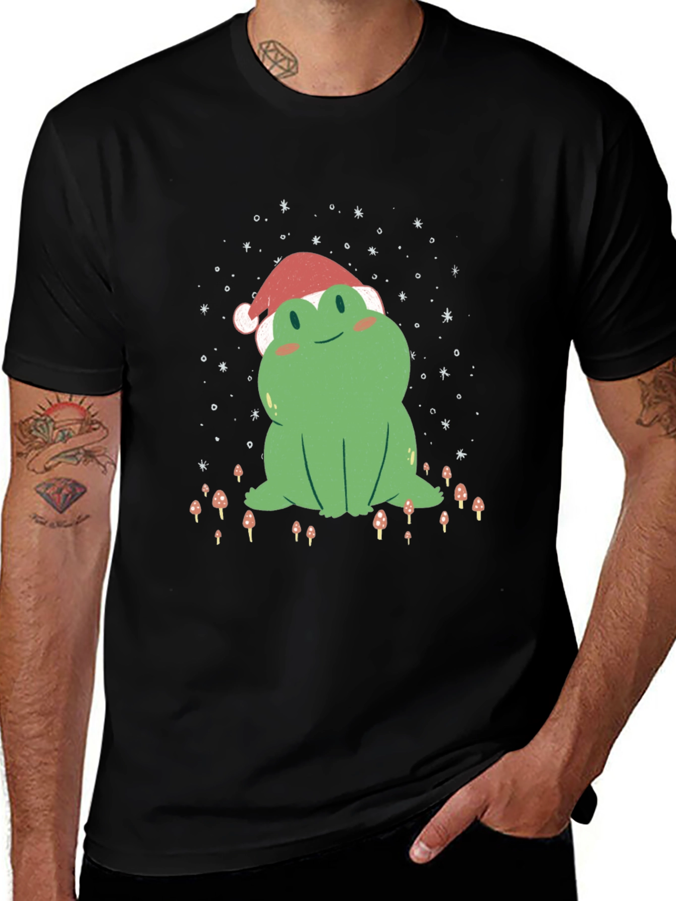 Variant 13 of Festive Frog Tee: Holiday Cheer