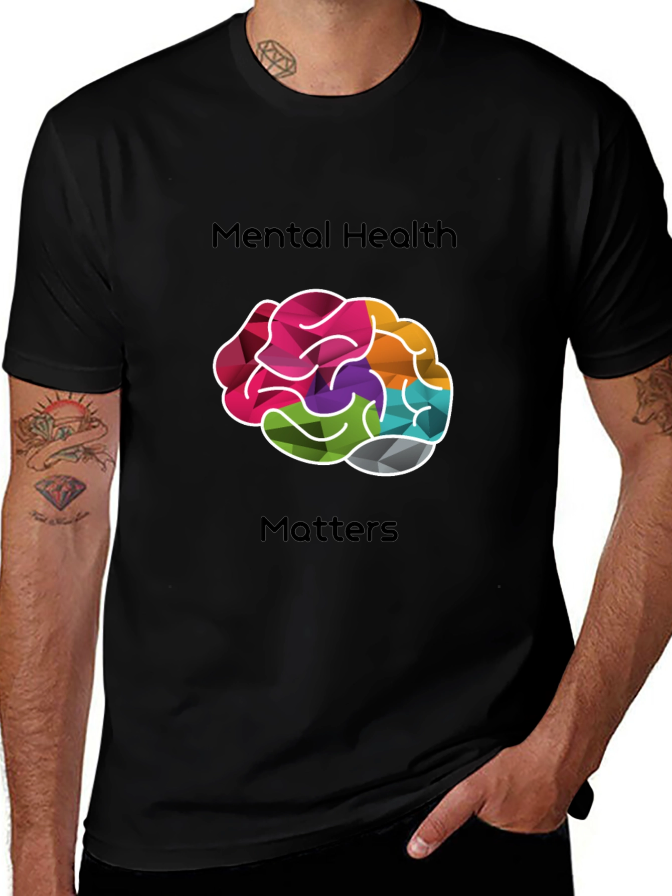 Variant 4 of Mental Health Matters Graphic Tee