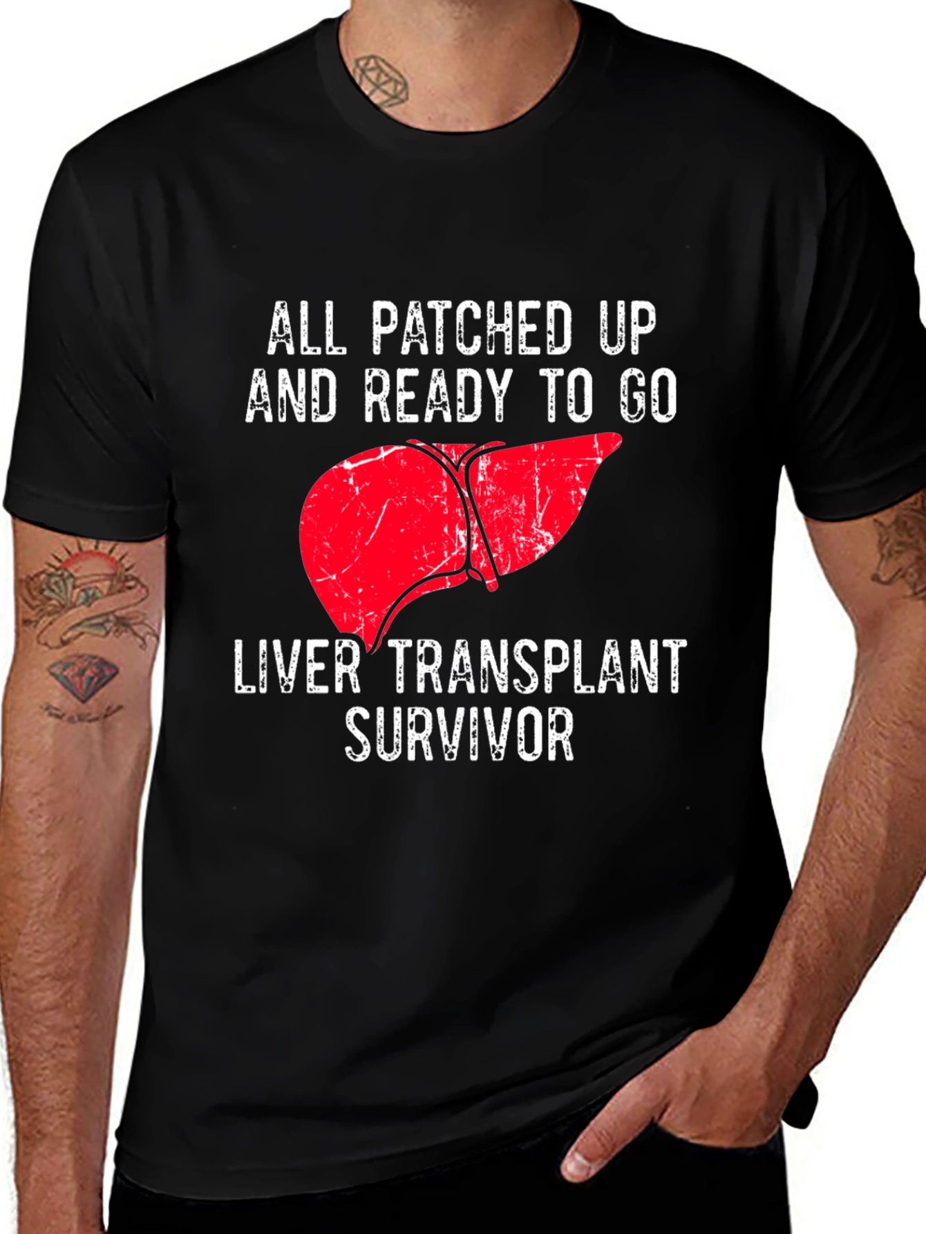 Variant 18 of Liver Transplant Survivor T-Shirt