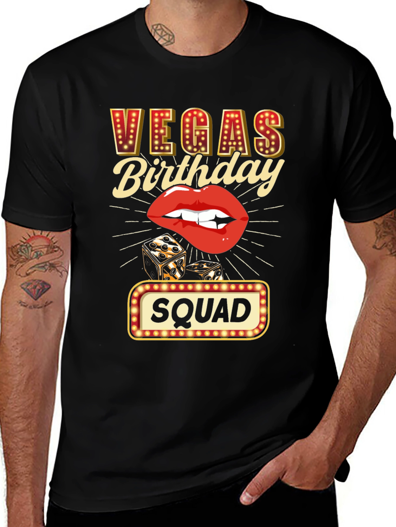 Vegas Birthday Squad T-Shirt