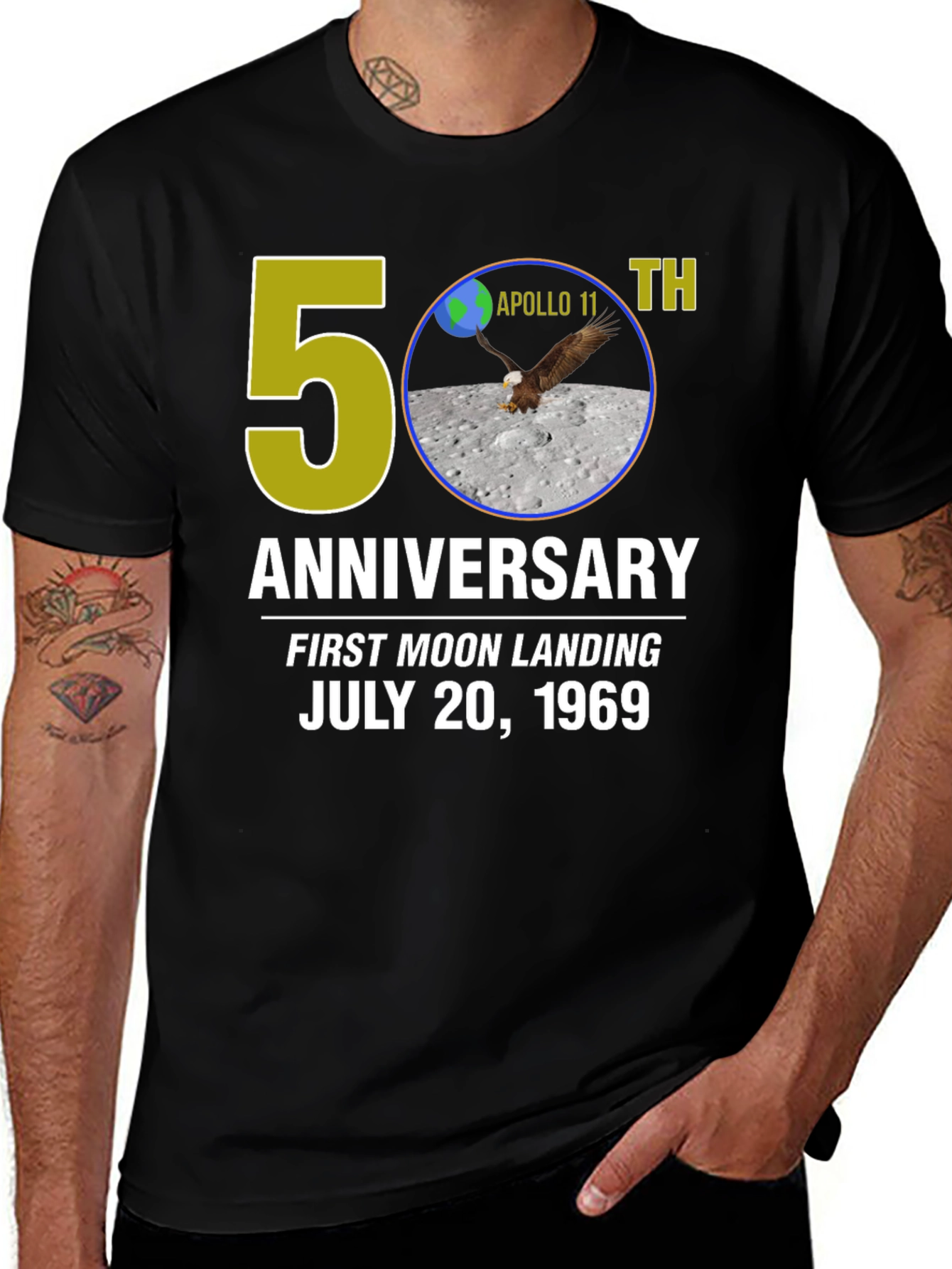 Apollo 11 50th Anniversary Graphic T-Shirt