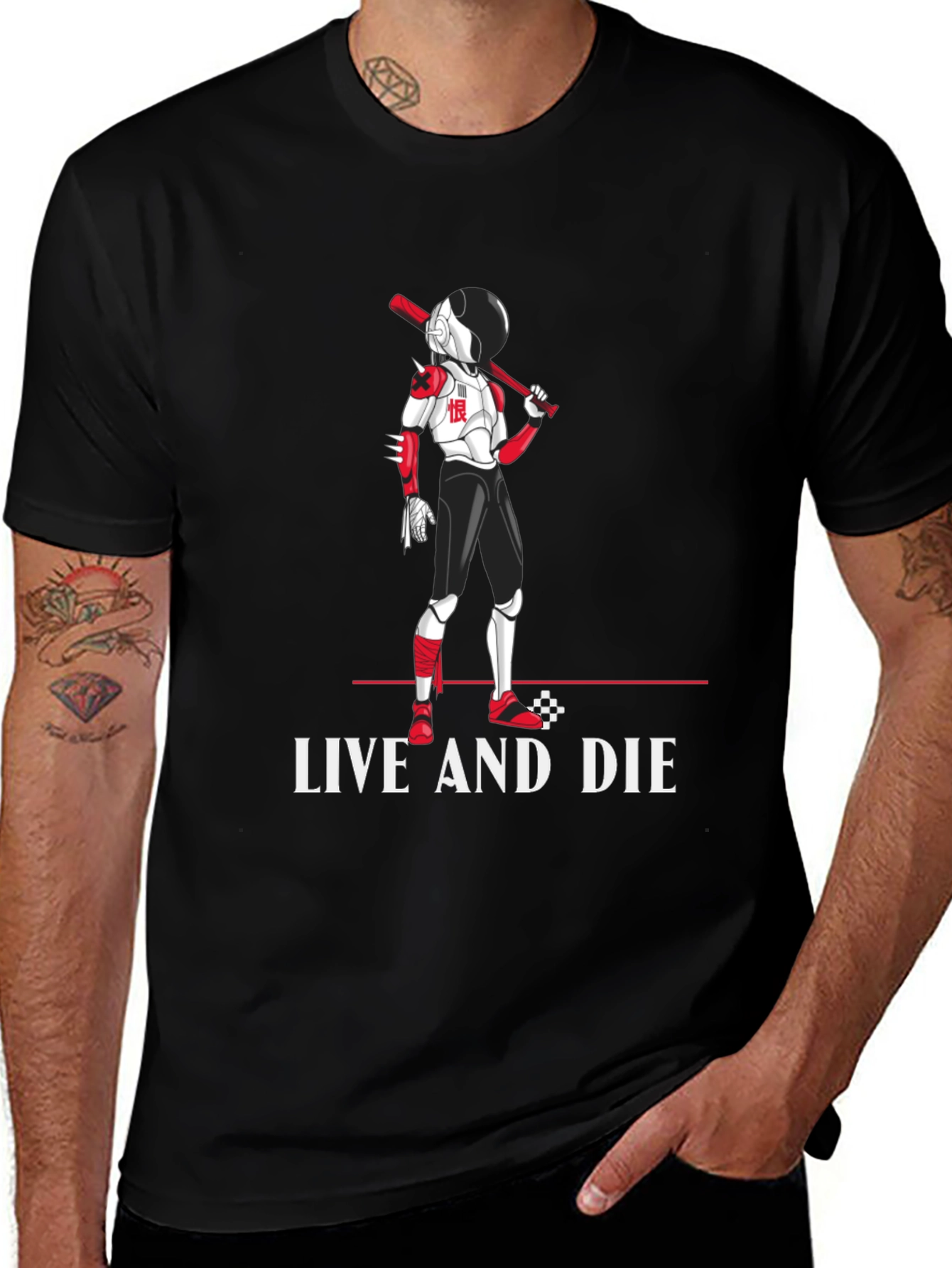 Variant 25 of Live and Die Graphic T-Shirt