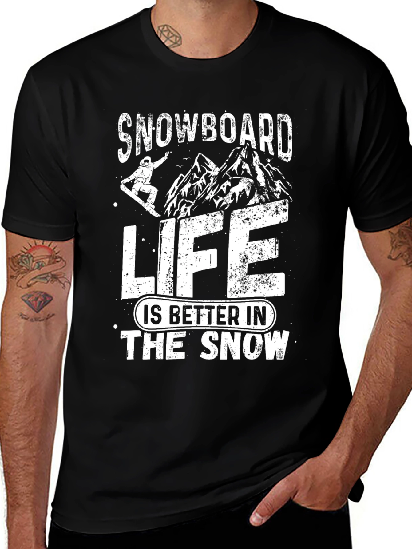 Variant 23 of Snowboard Life T-Shirt - Winter Sports Apparel