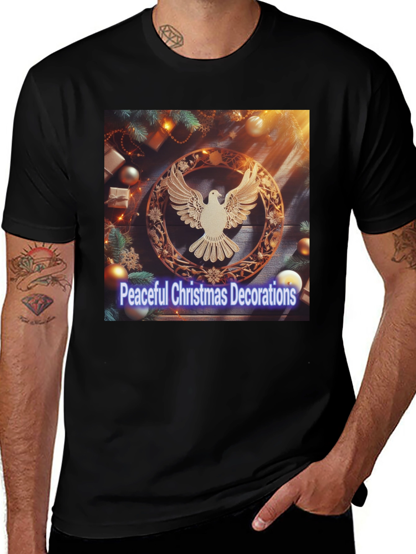 Peaceful Christmas Decorations T-Shirt