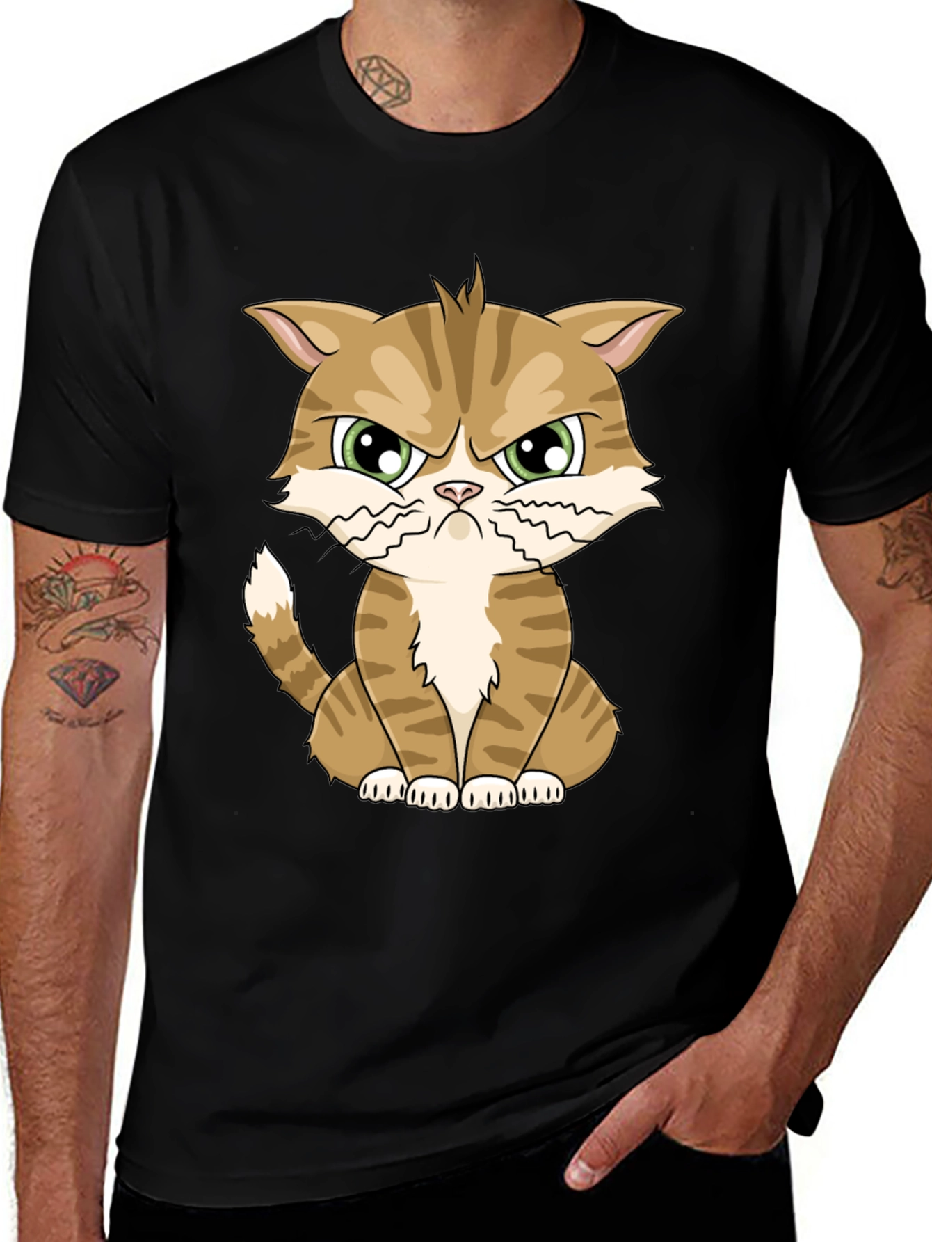 Variant 24 of Grumpy Cat T-Shirt - Unisex Black Tee