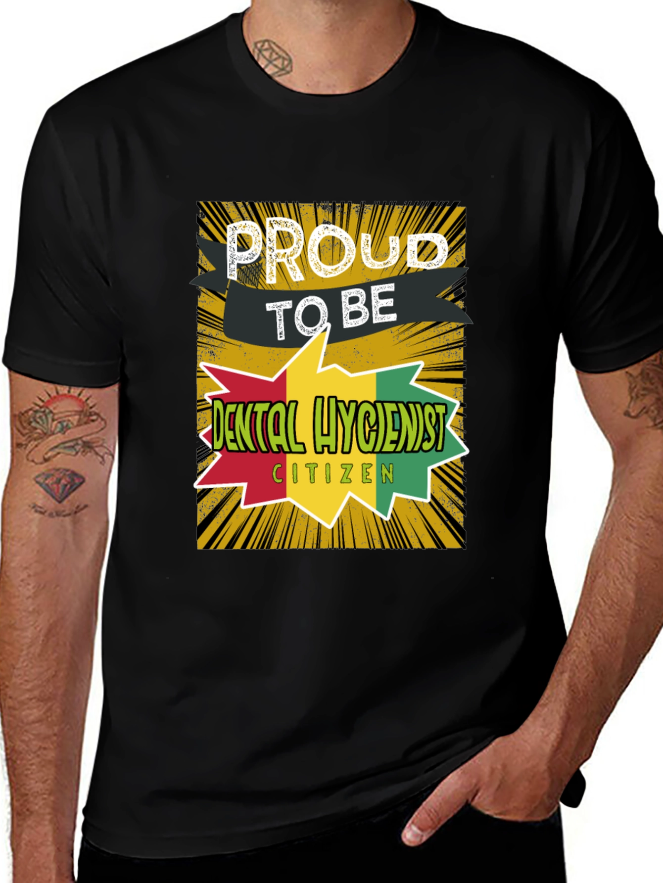 Variant 5 of Proud Dental Hygienist Citizen Graphic T-Shirt