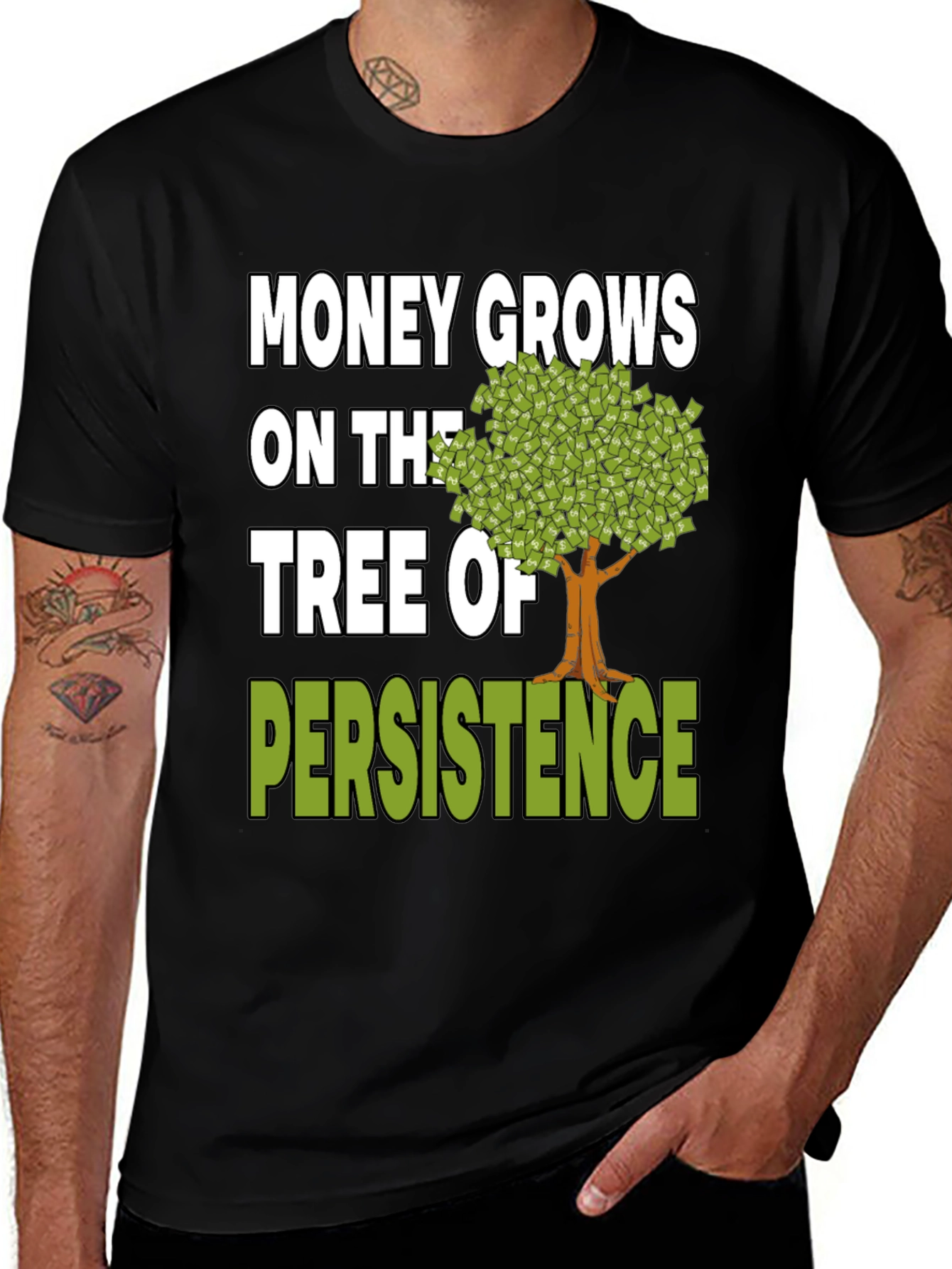 Variant 7 of Money Grows on the Tree of Persistence T-Shirt