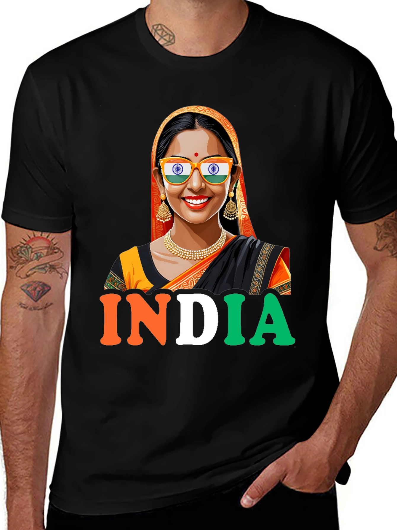 India Pride Graphic T-Shirt