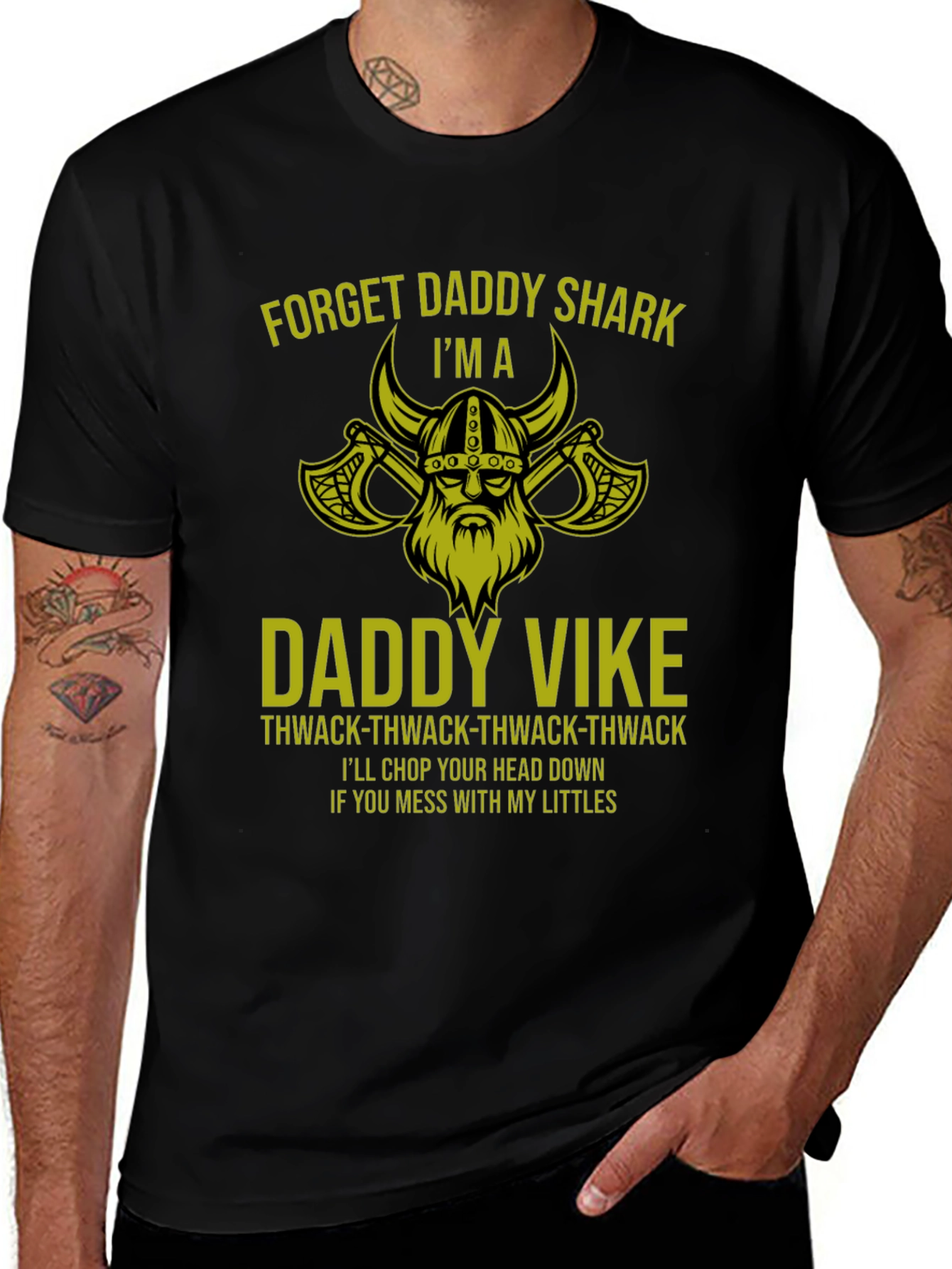 Variant 15 of Forget Daddy Shark I'm a Daddy Vike T-Shirt