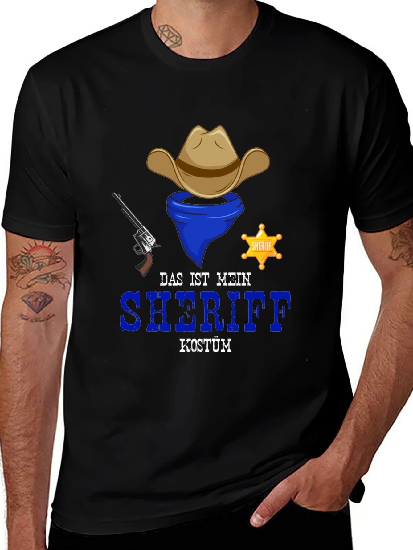 Sheriff Costume T-Shirt - Cowboy Style