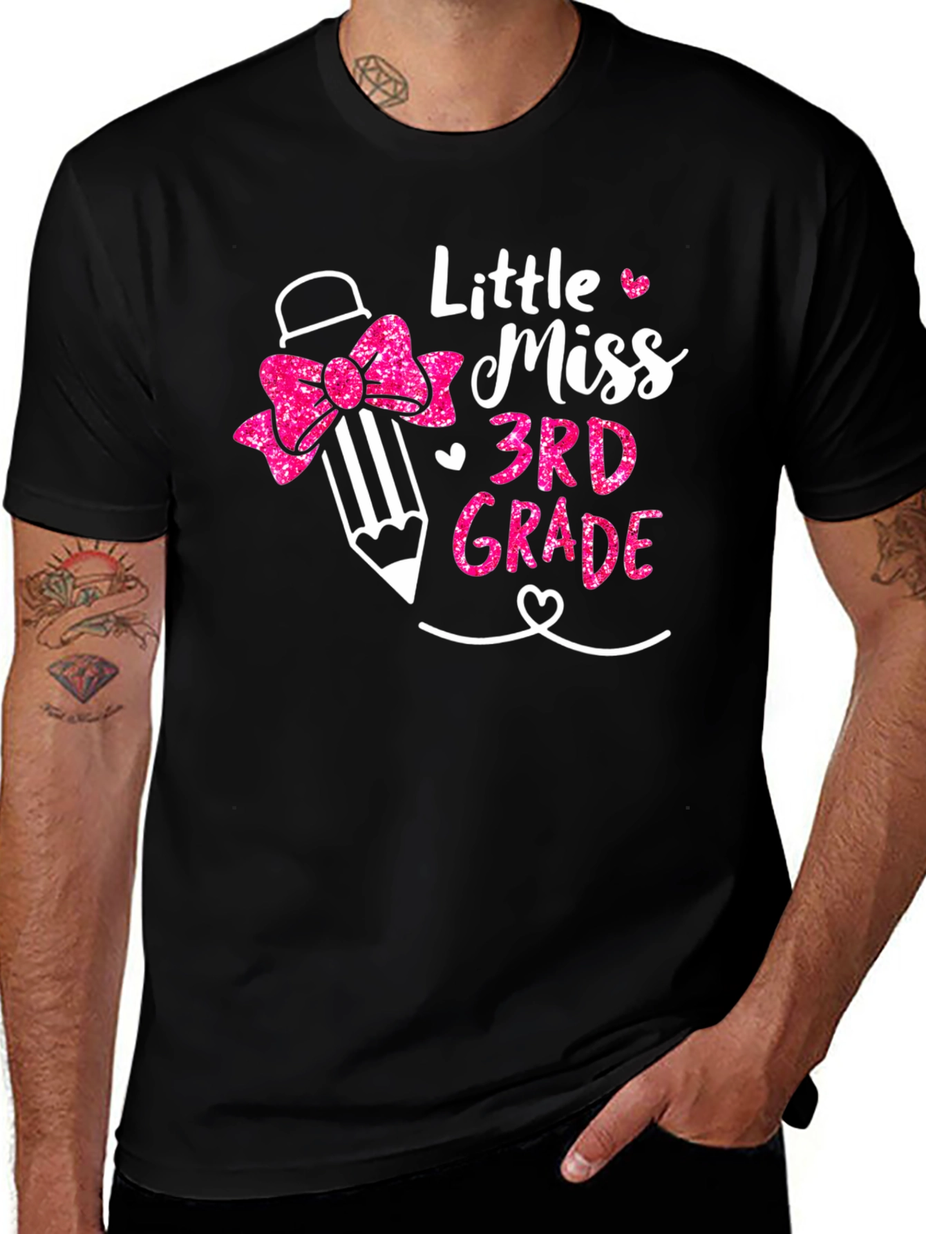 Little Miss 3rd Grade T-Shirt, Back to School Outfit
