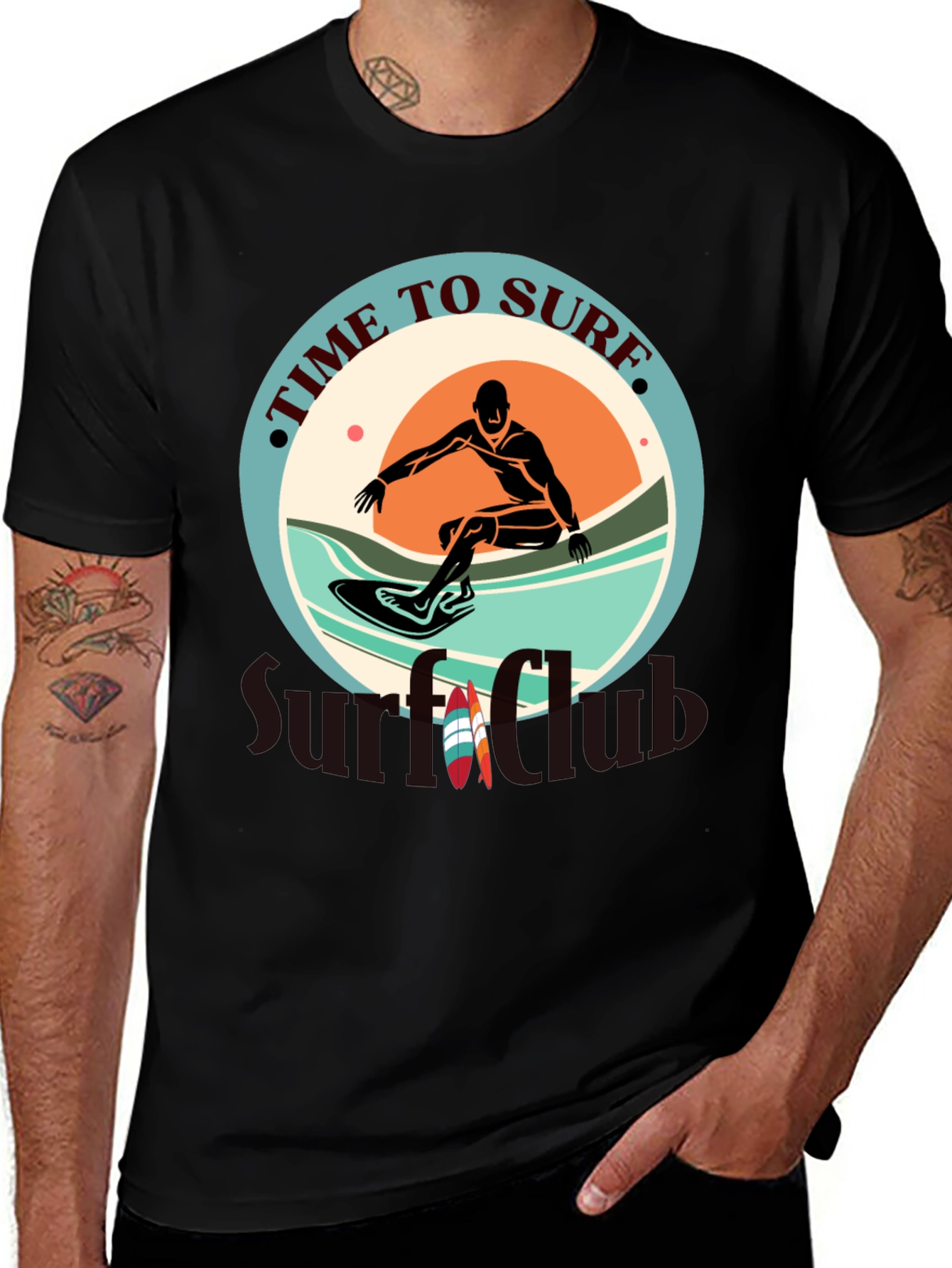 Variant 30 of Time to Surf Club T-Shirt