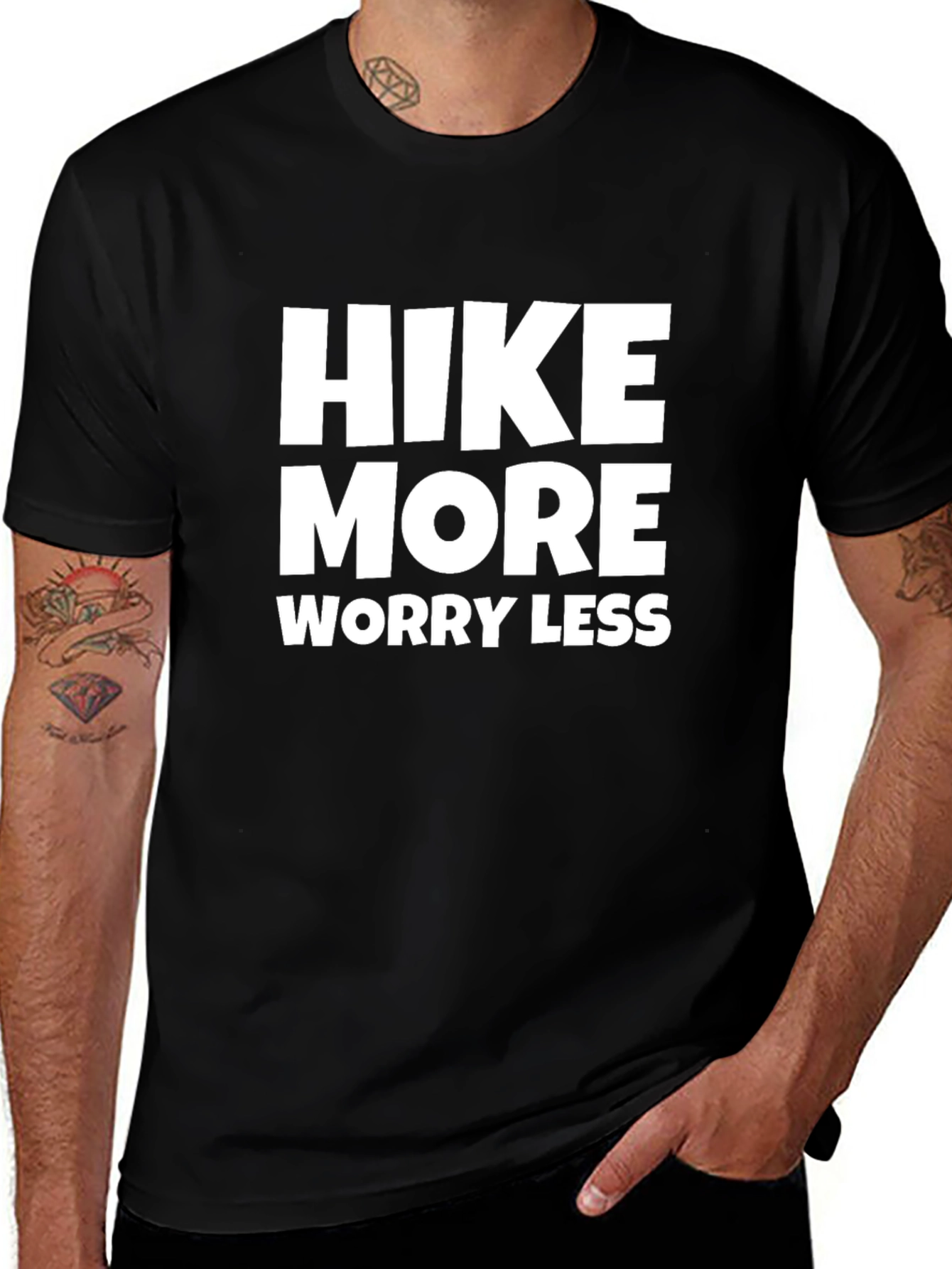 Hike More Worry Less Graphic Tee
