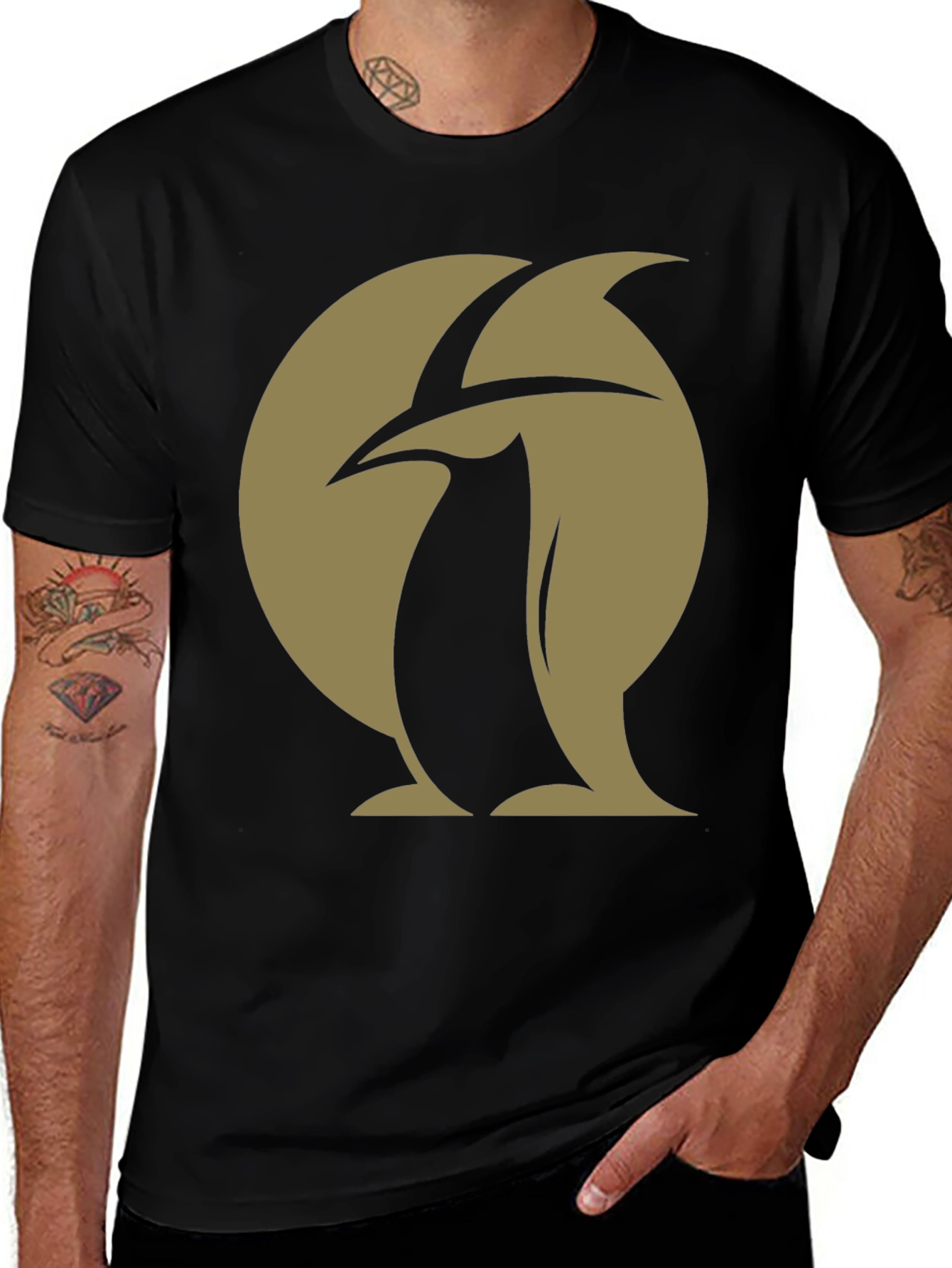 Variant 7 of Penguin Graphic Tee - Modern & Stylish