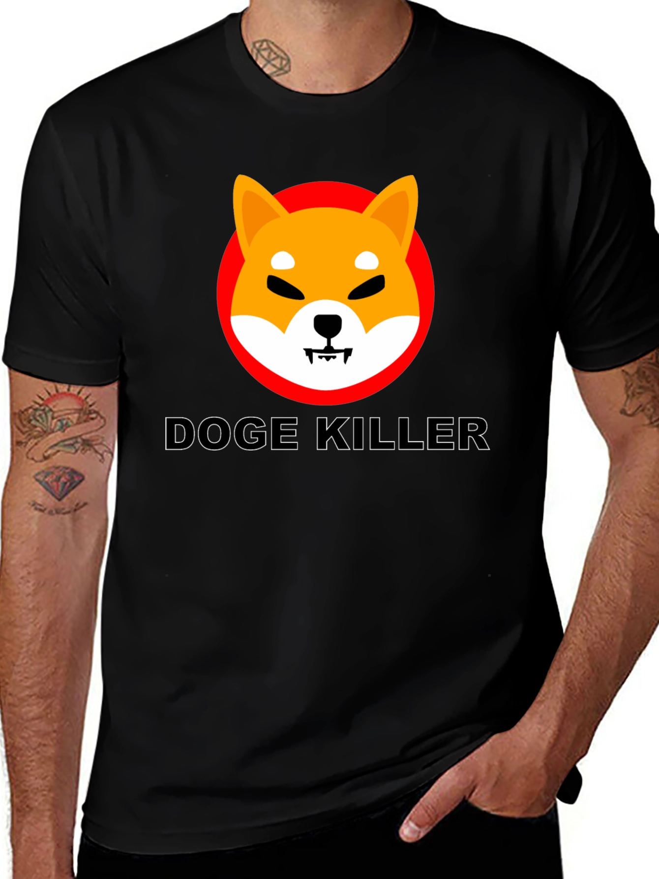 Variant 24 of Doge Killer Graphic Tee - Meme Crypto Shirt