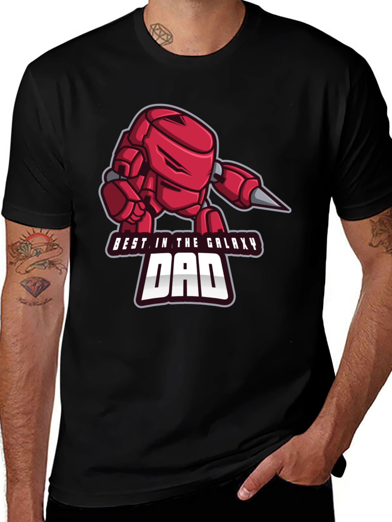 Variant 25 of Best Dad in the Galaxy Graphic T-Shirt