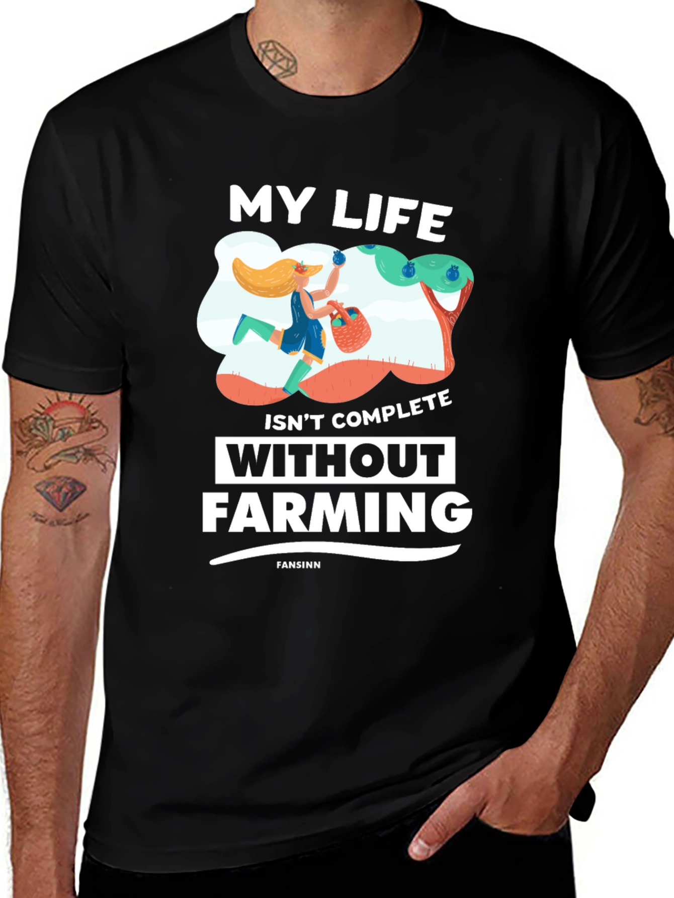 Variant 4 of Farming Life T-Shirt - Gardener Gift