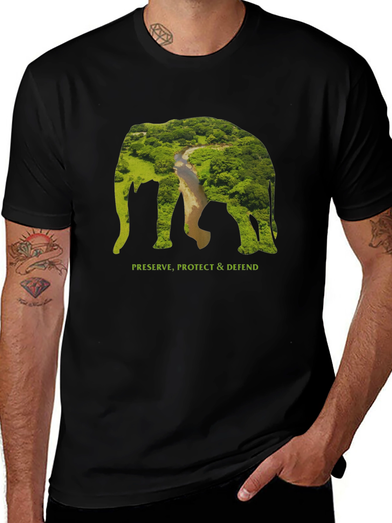 Elephant Conservation T-Shirt - Protect Wildlife