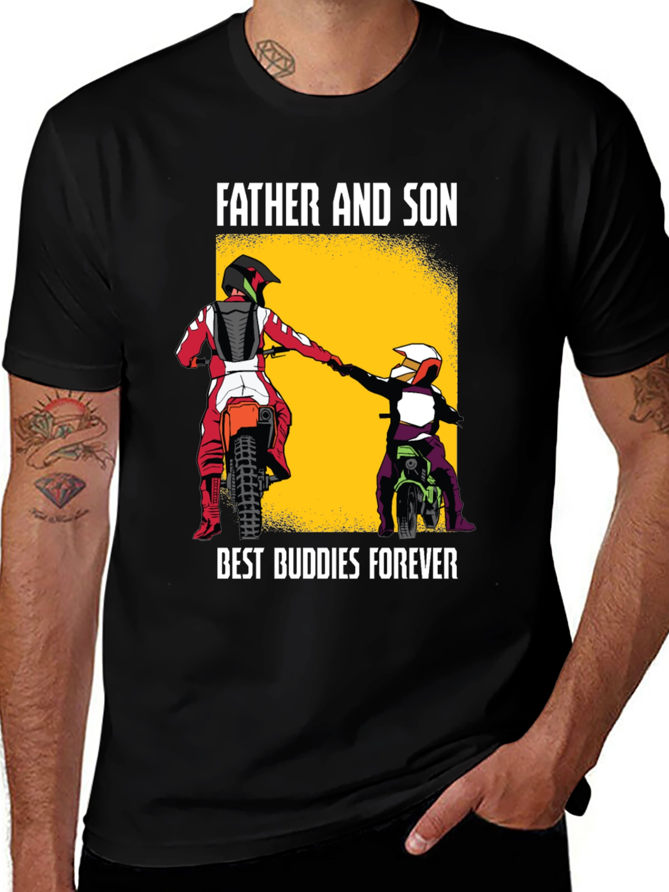 Variant 2 of Father and Son Best Buddies Forever T-Shirt