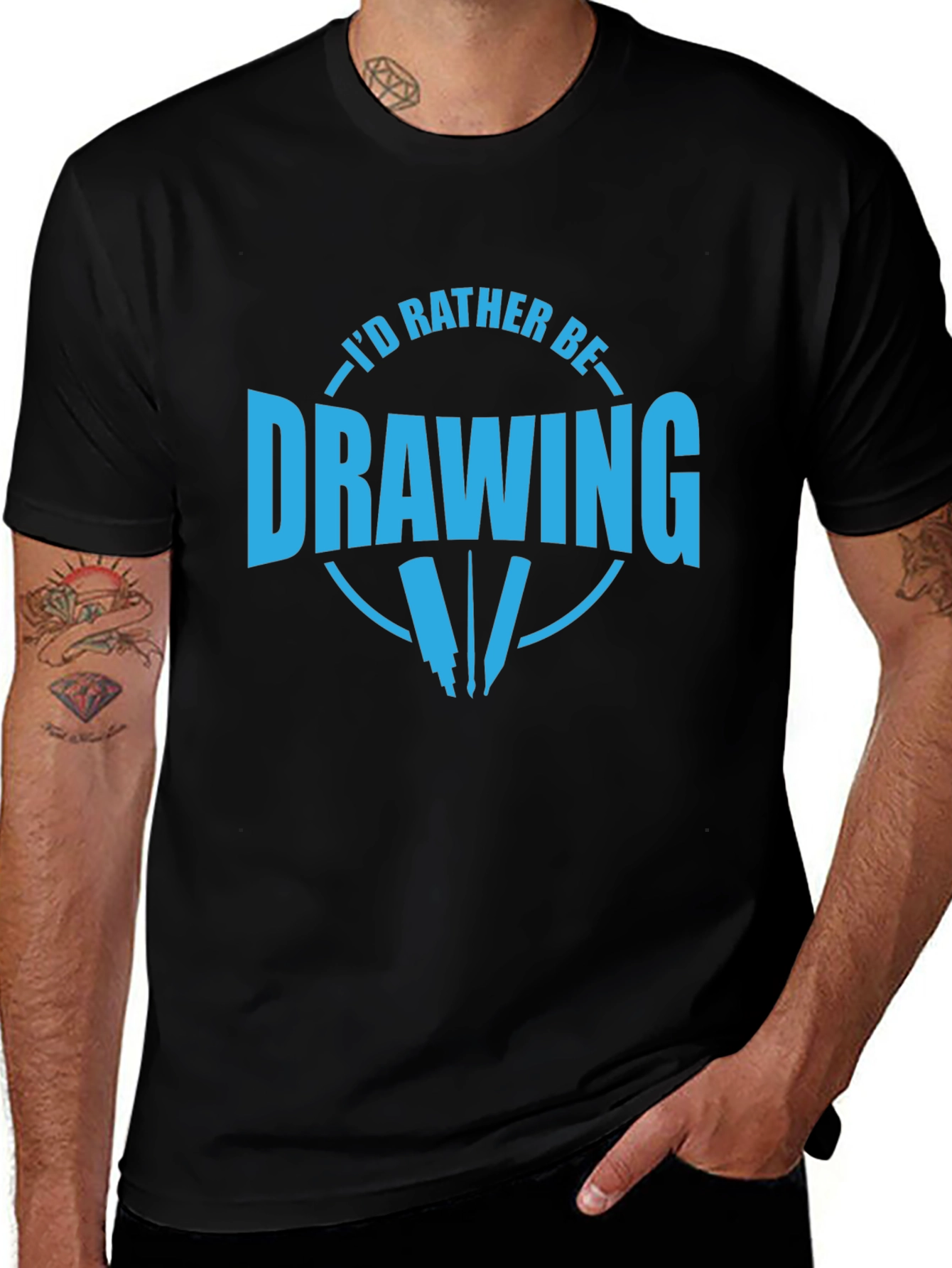 I'd Rather Be Drawing T-Shirt