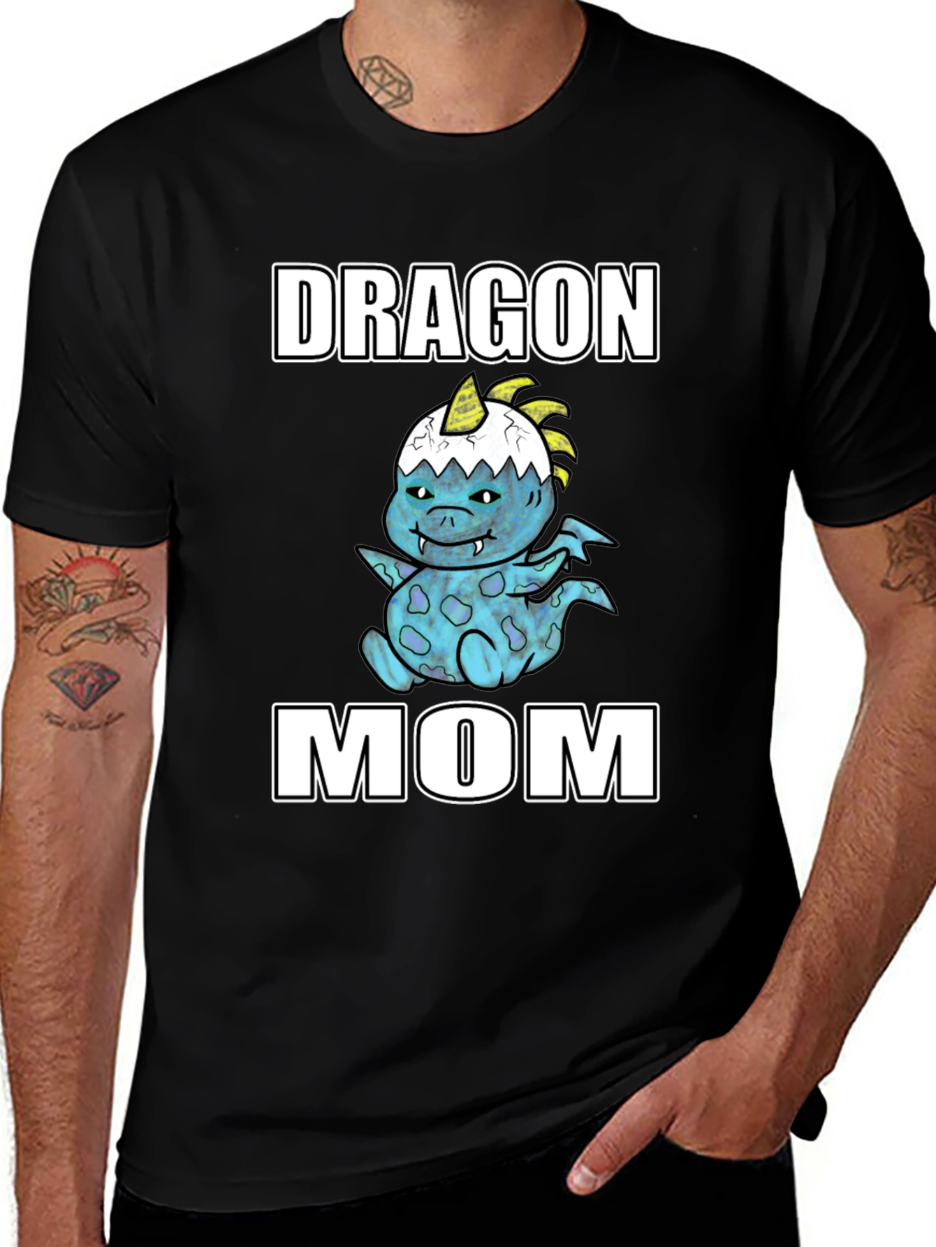 Variant 10 of Dragon Mom T-Shirt Cute Graphic Tee