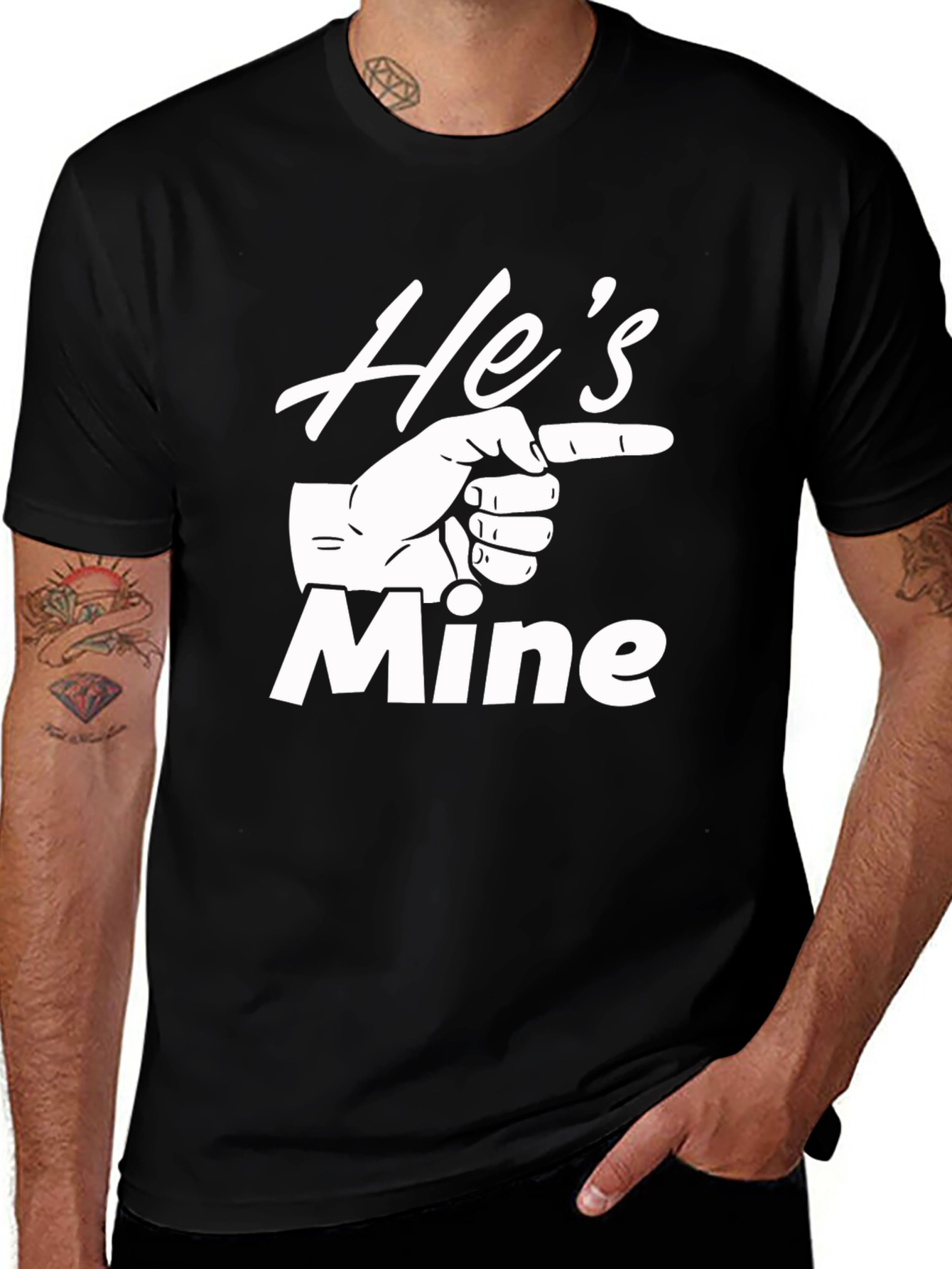 Variant 11 of He's Mine T-Shirt Funny Couple Shirt