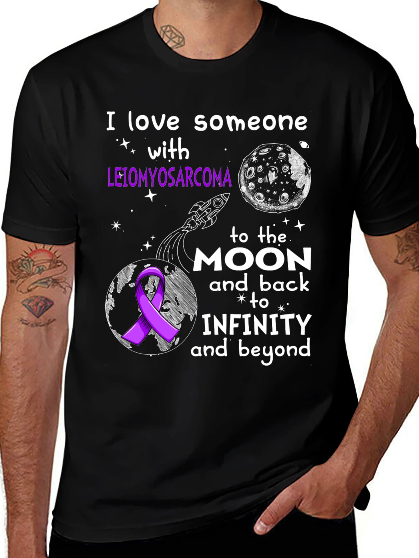 Leimyosarcoma Awareness T-Shirt: I Love Someone