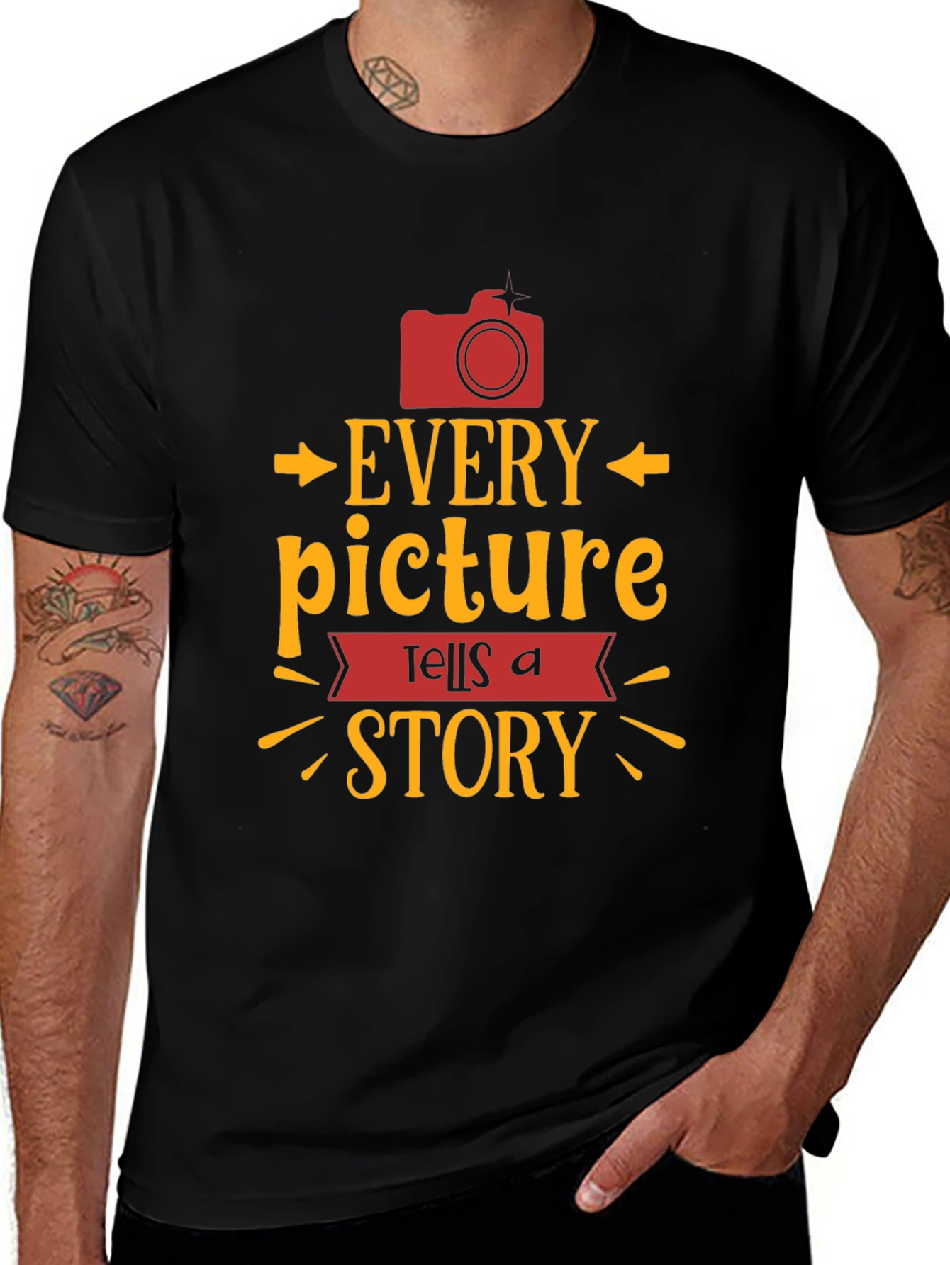 Variant 23 of Every Picture Tells a Story Graphic Tee