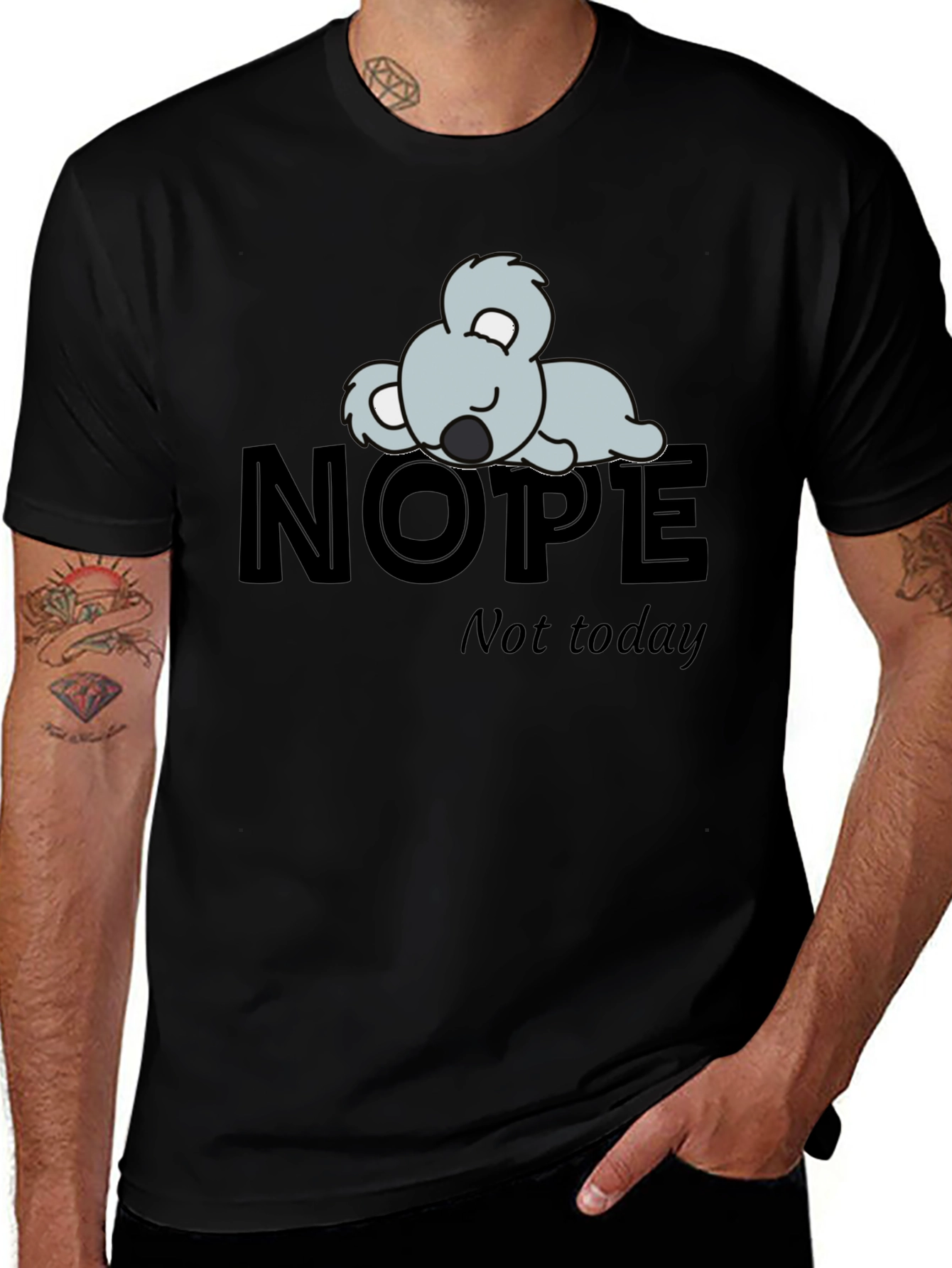 Variant 26 of Nope Not Today Koala Graphic T-Shirt