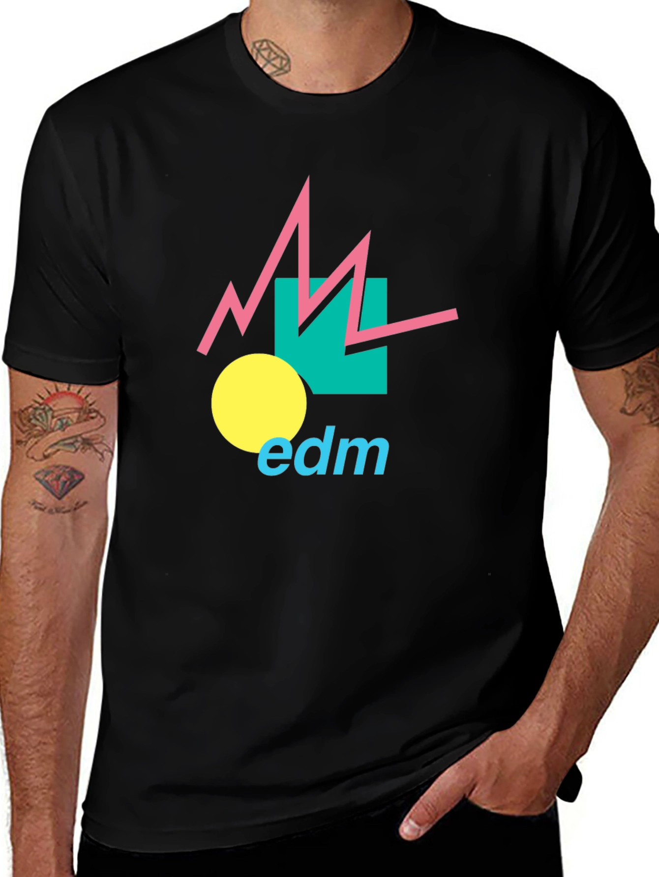 Variant 28 of EDM Graphic Tee - Retro Electronic Dance Music T-Shirt