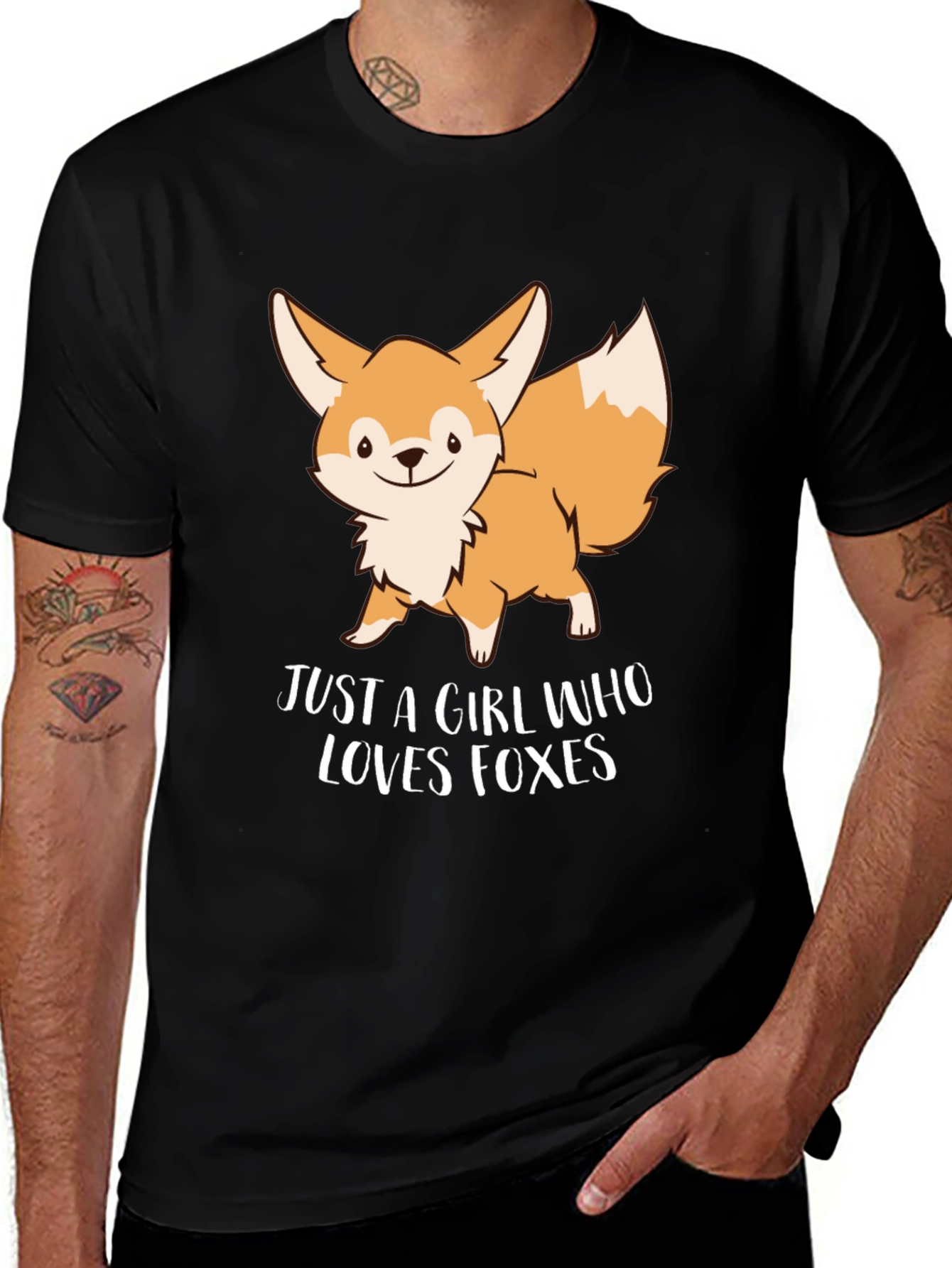 Variant 7 of Just A Girl Who Loves Foxes T-Shirt - Unisex