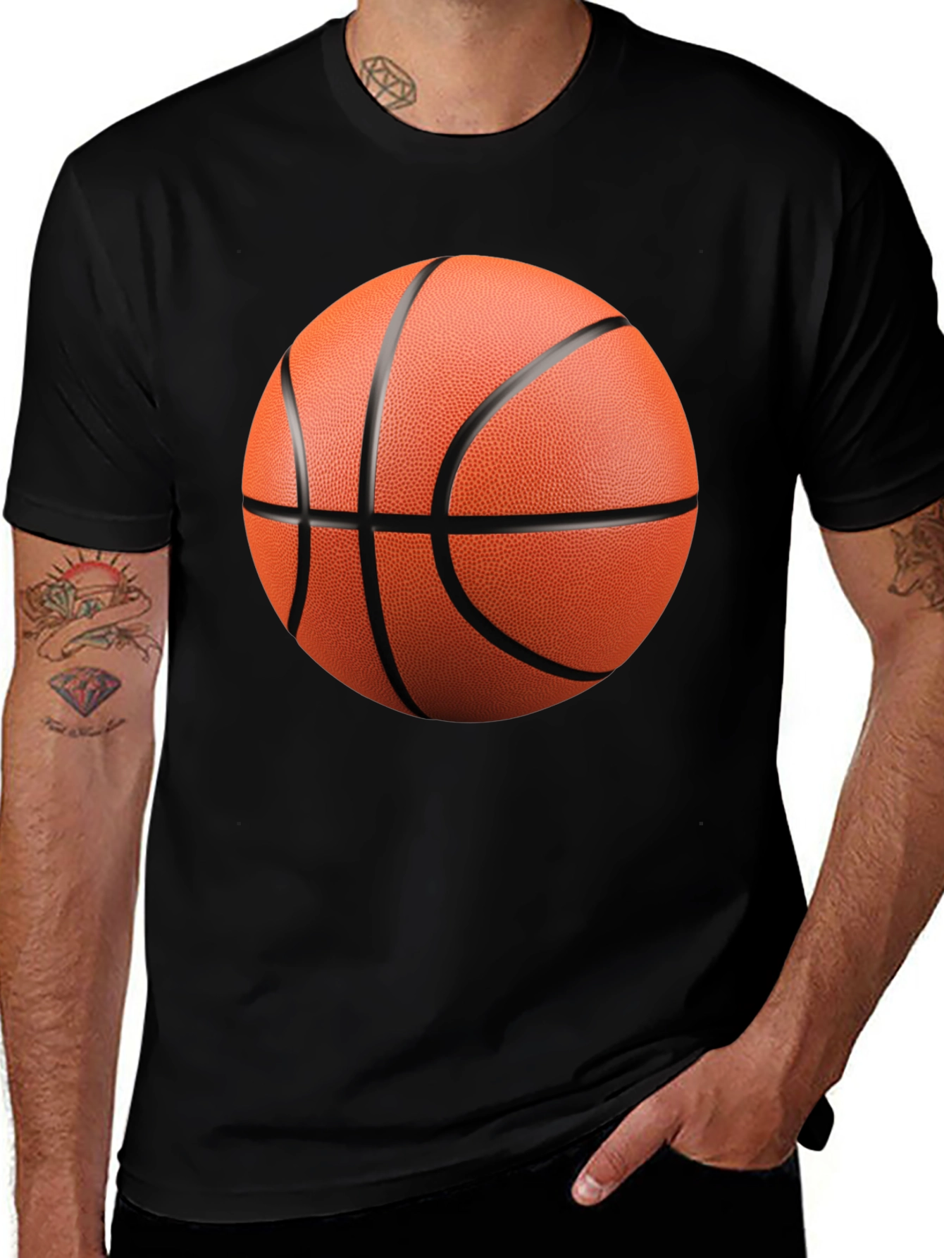 Variant 26 of Basketball Graphic Tee - Cool Casual Wear