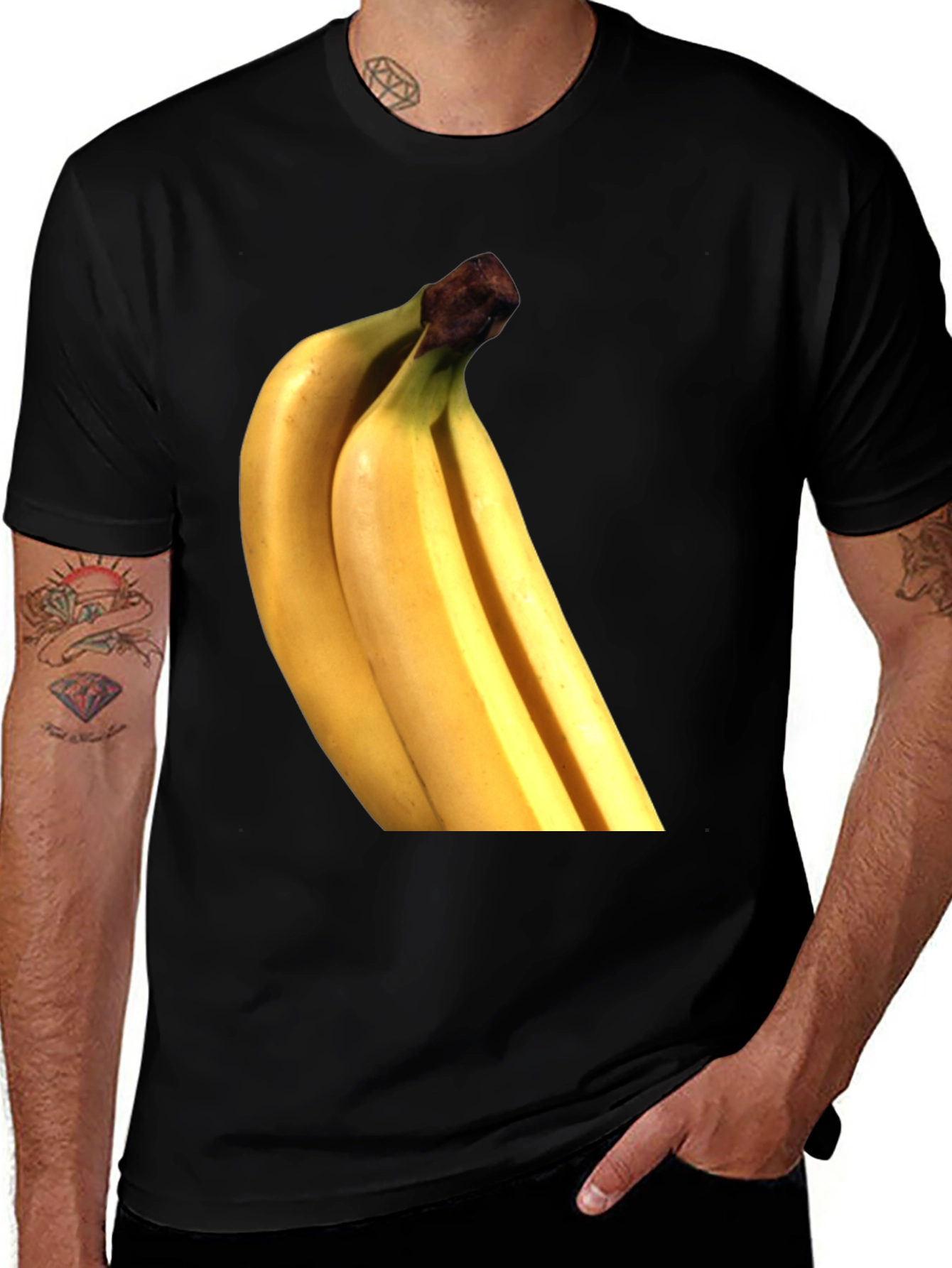 Variant 19 of Banana Graphic Tee - Fruit Lover's T-Shirt