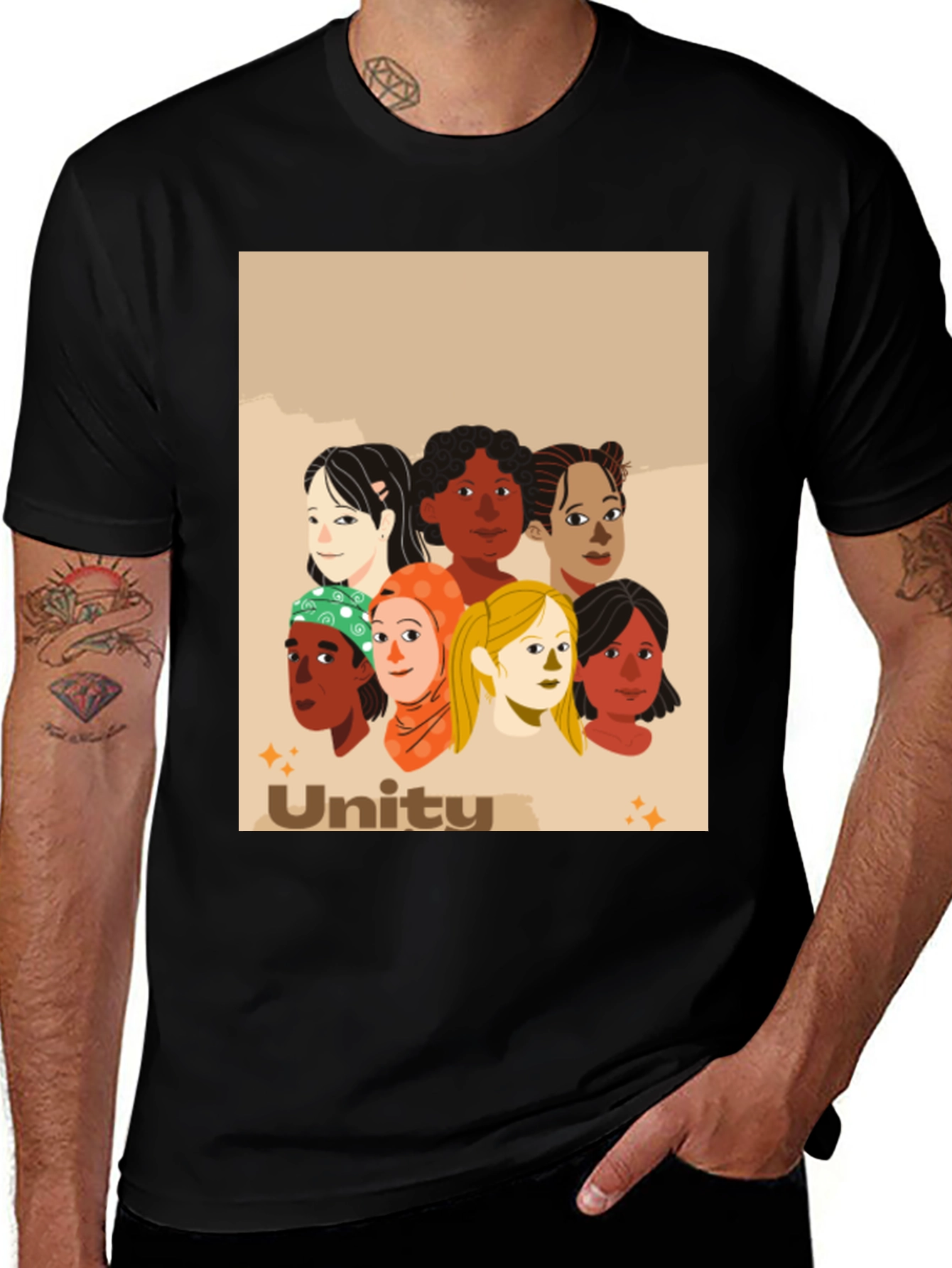 Variant 25 of Unity Graphic Tee - Diversity & Inclusion T-Shirt
