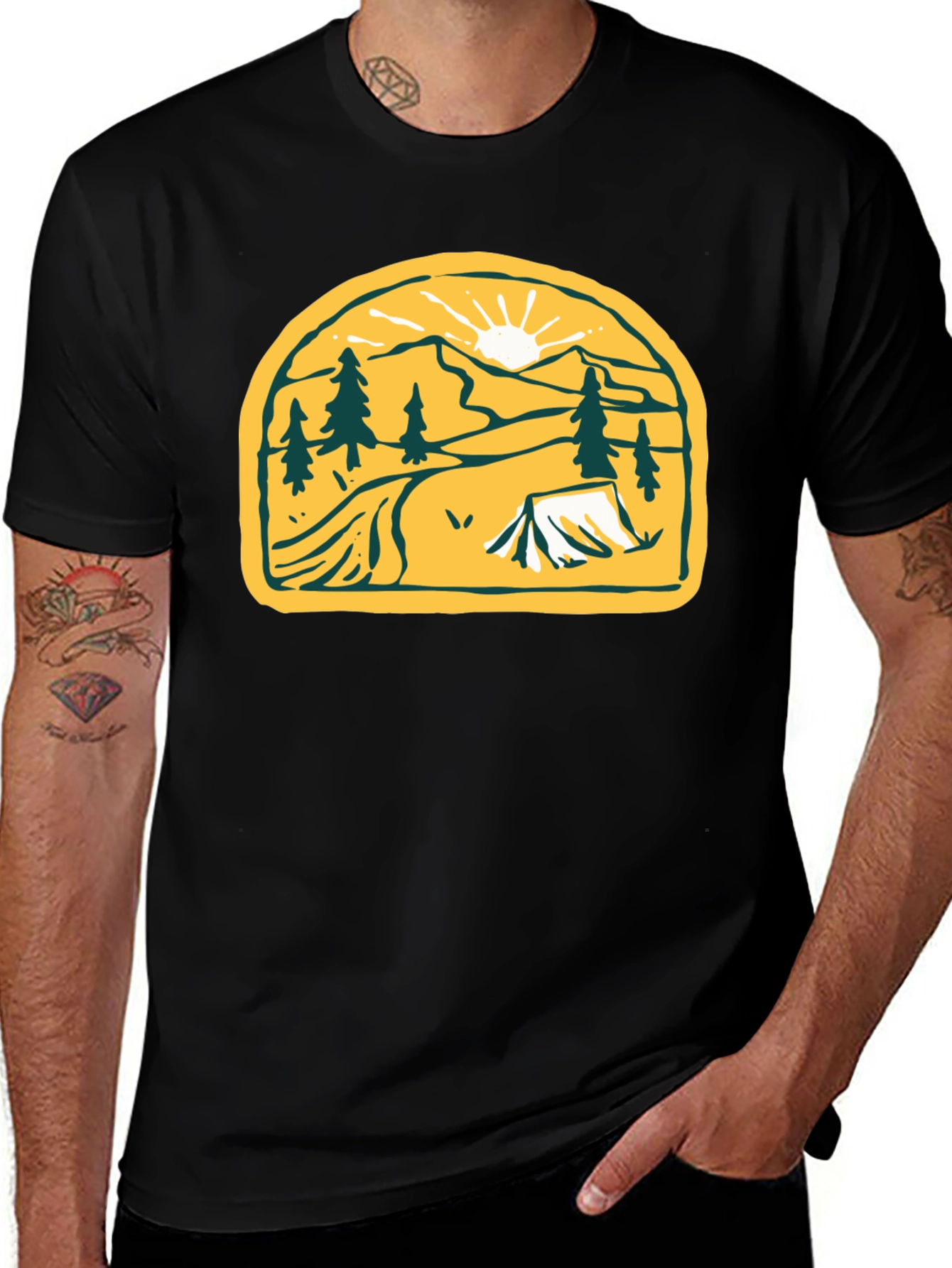 Variant 20 of Outdoor Adventure Graphic T-Shirt