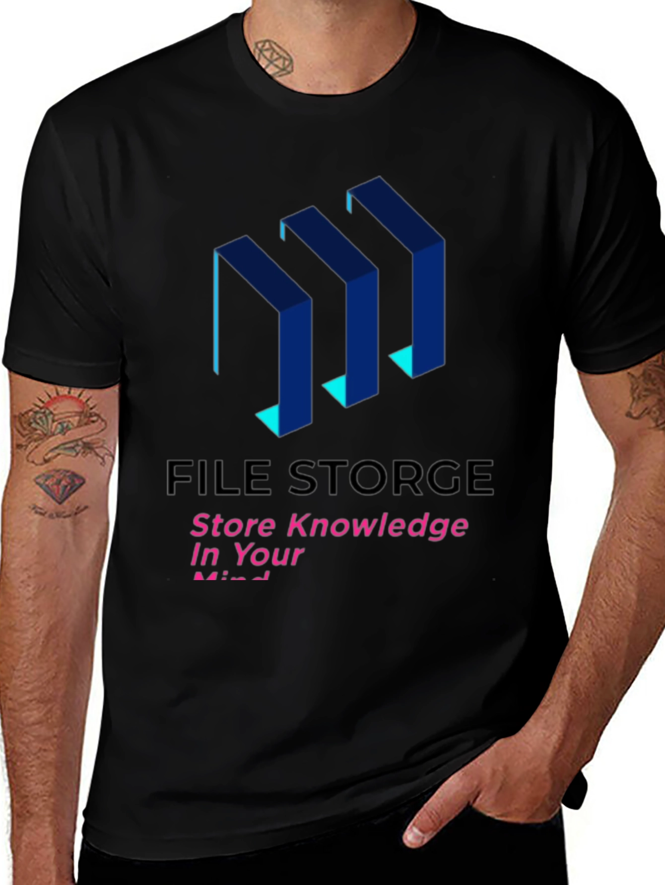 Variant 17 of File Storage Knowledge T-Shirt