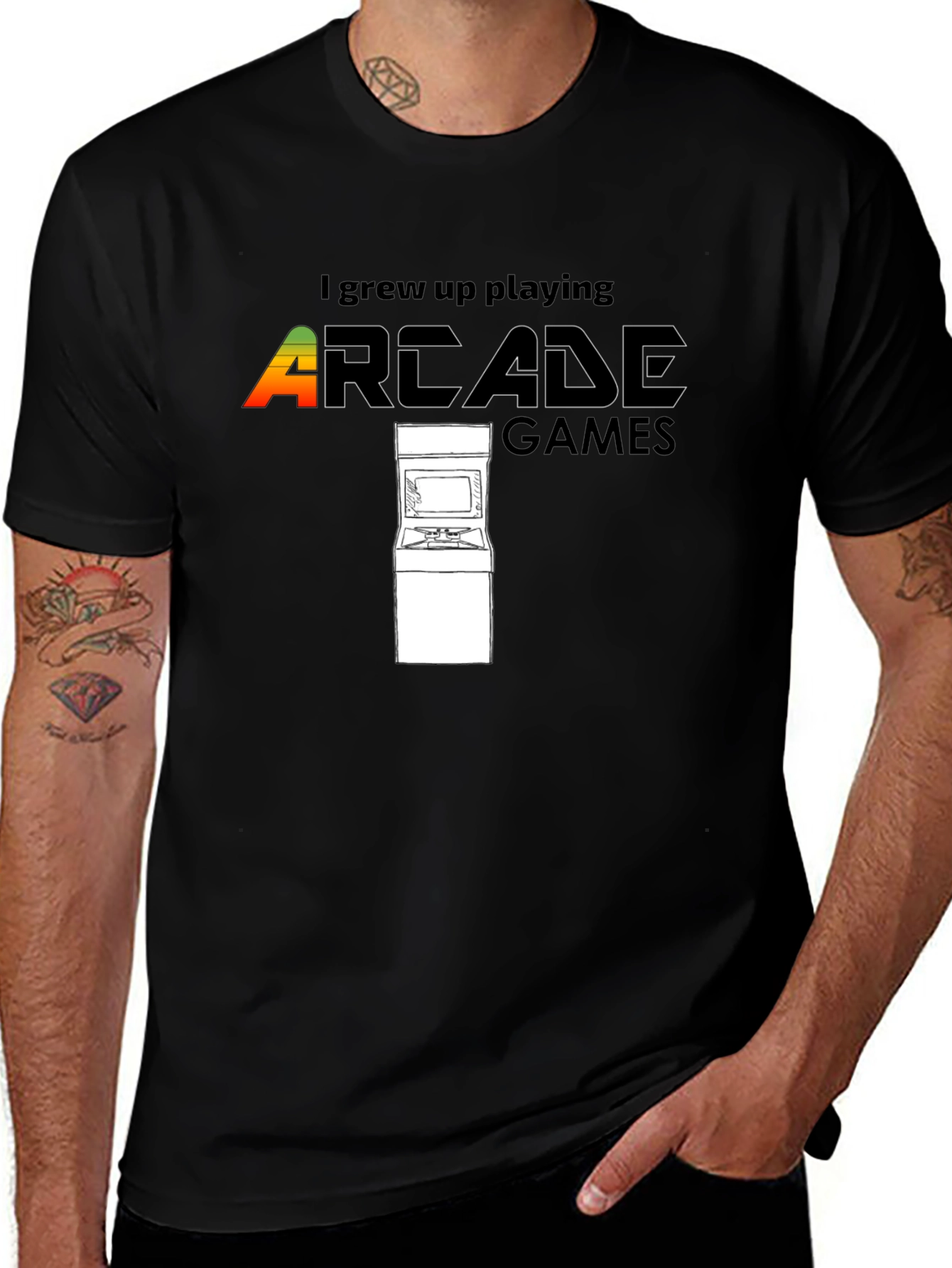 Variant 27 of Arcade Games Graphic T-Shirt - Gamer Style