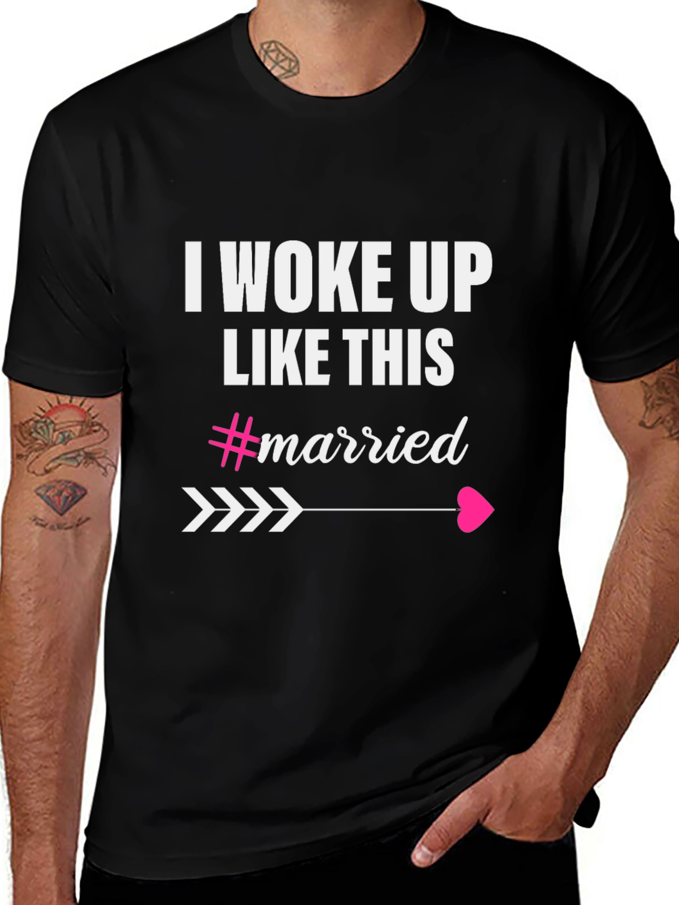 Variant 17 of I Woke Up Like This Married T-Shirt