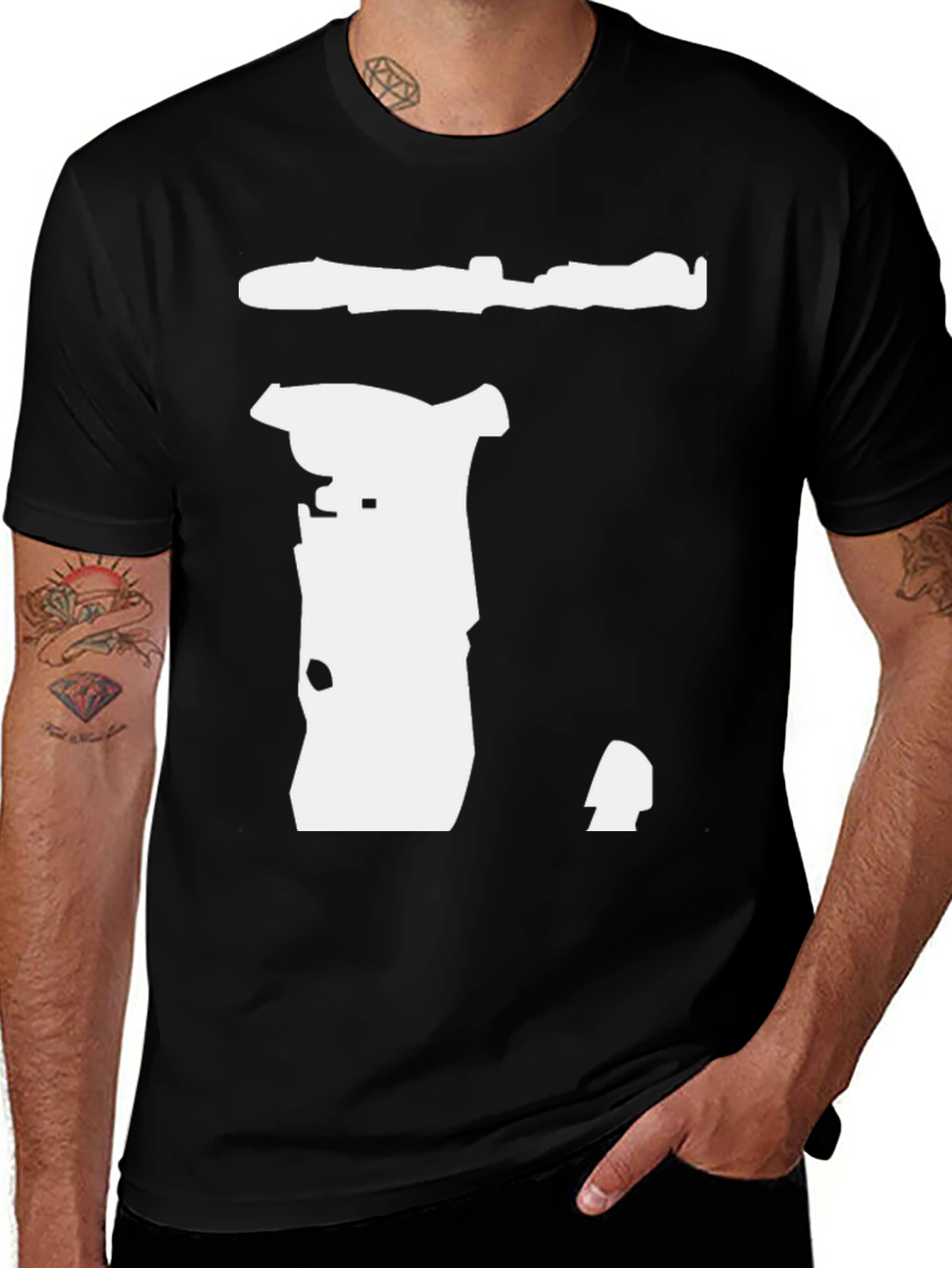 Abstract Graphic Print T-Shirt