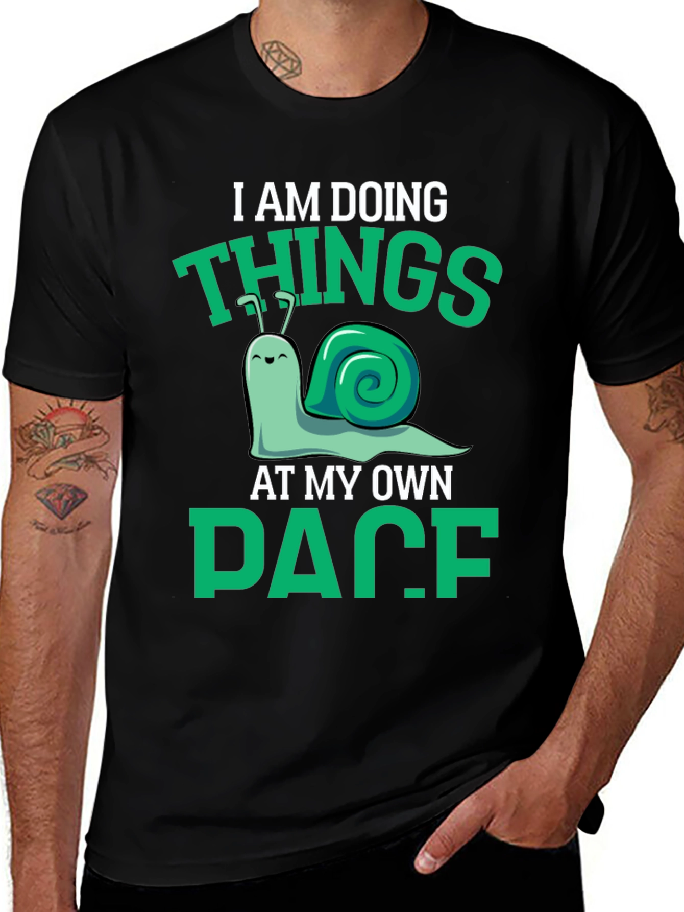 Variant 15 of I Am Doing Things At My Own Pace T-Shirt