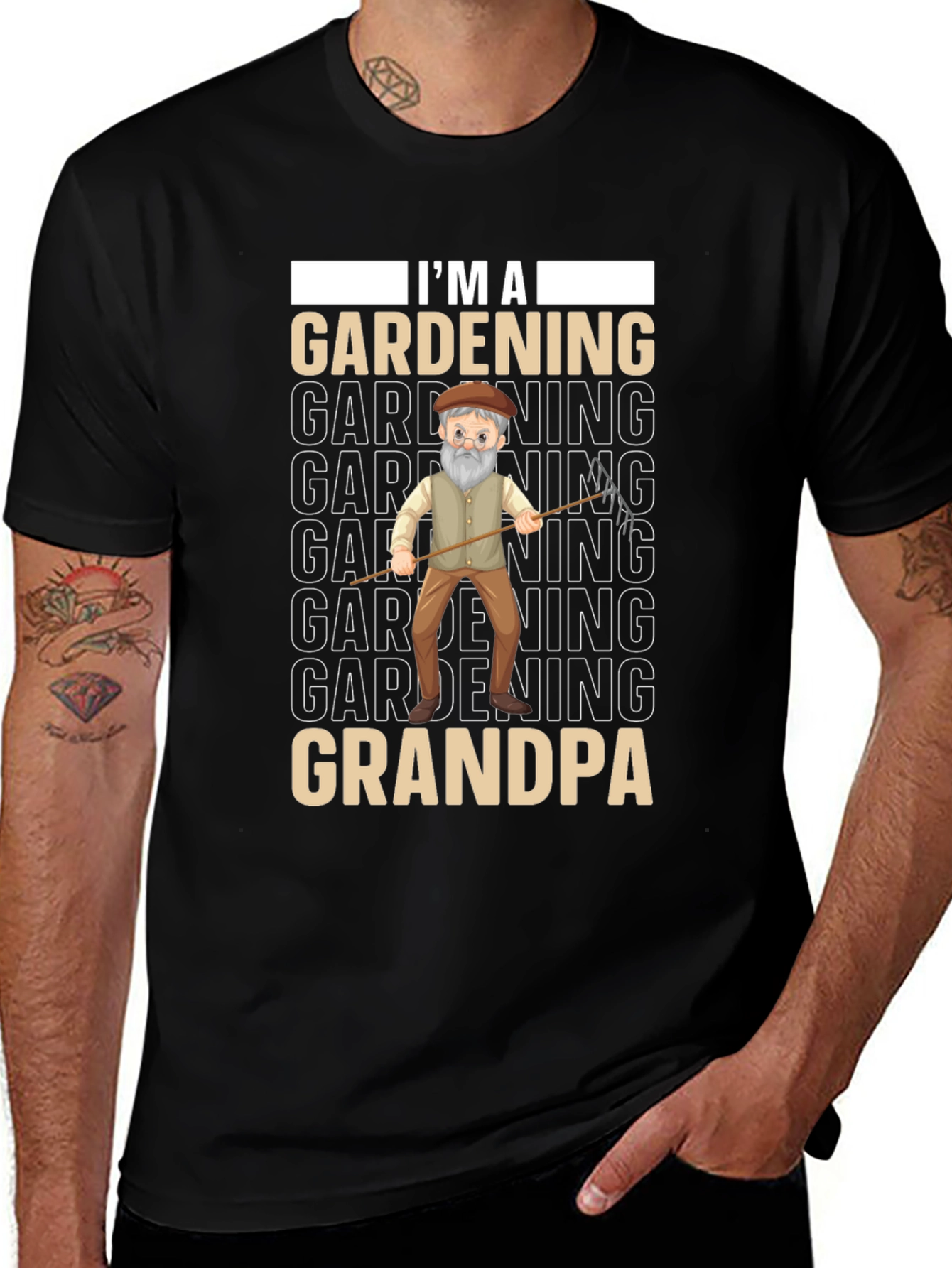 Variant 8 of Gardening Grandpa T-Shirt - Perfect for Grandfathers