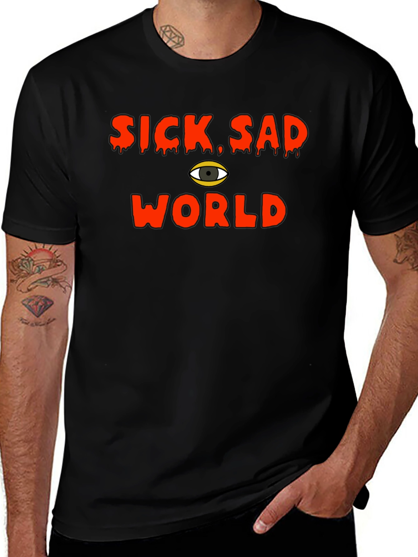 Variant 18 of Sick, Sad World Graphic T-Shirt